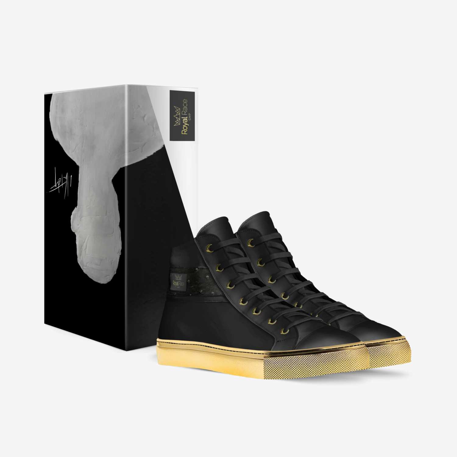 ROYAL RACE GMP  custom made in Italy shoes by Princess Yvonne Guébli | Box view