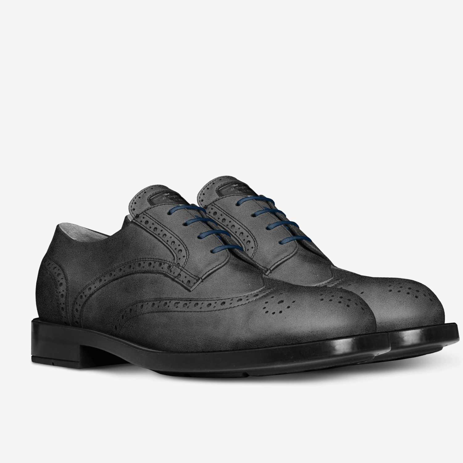 Al Capone custom made in Italy shoes by Claudia Sandoval | Double view