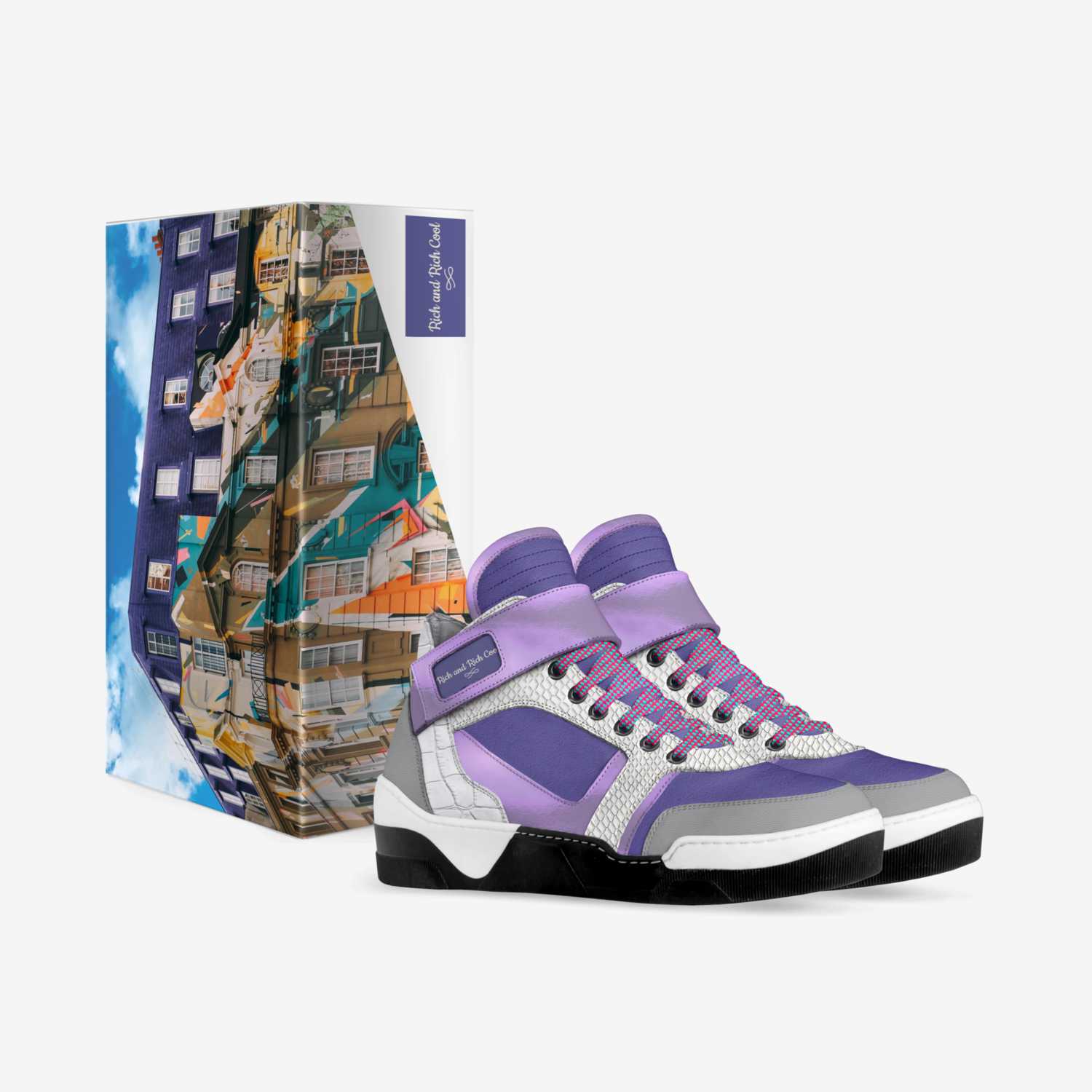 Rich and Rich Cool custom made in Italy shoes by Desiree Sims | Box view