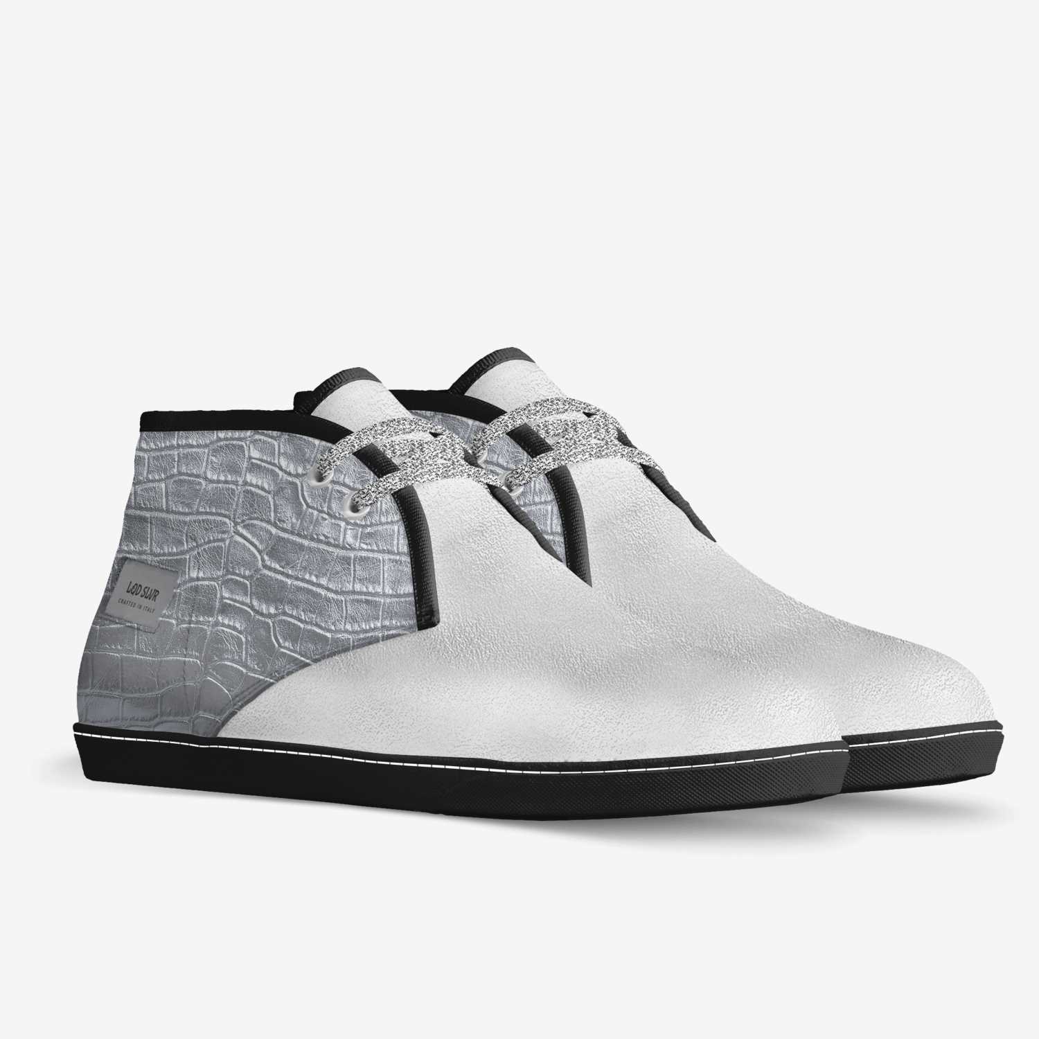 LQD SLVR custom made in Italy shoes by Dwayne White | Double view