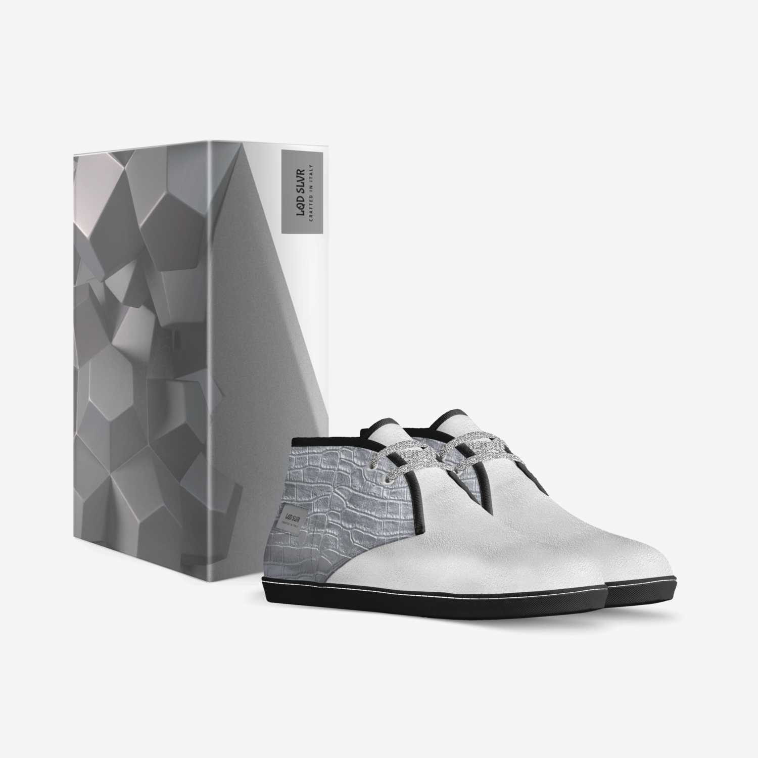 LQD SLVR custom made in Italy shoes by Dwayne White | Box view