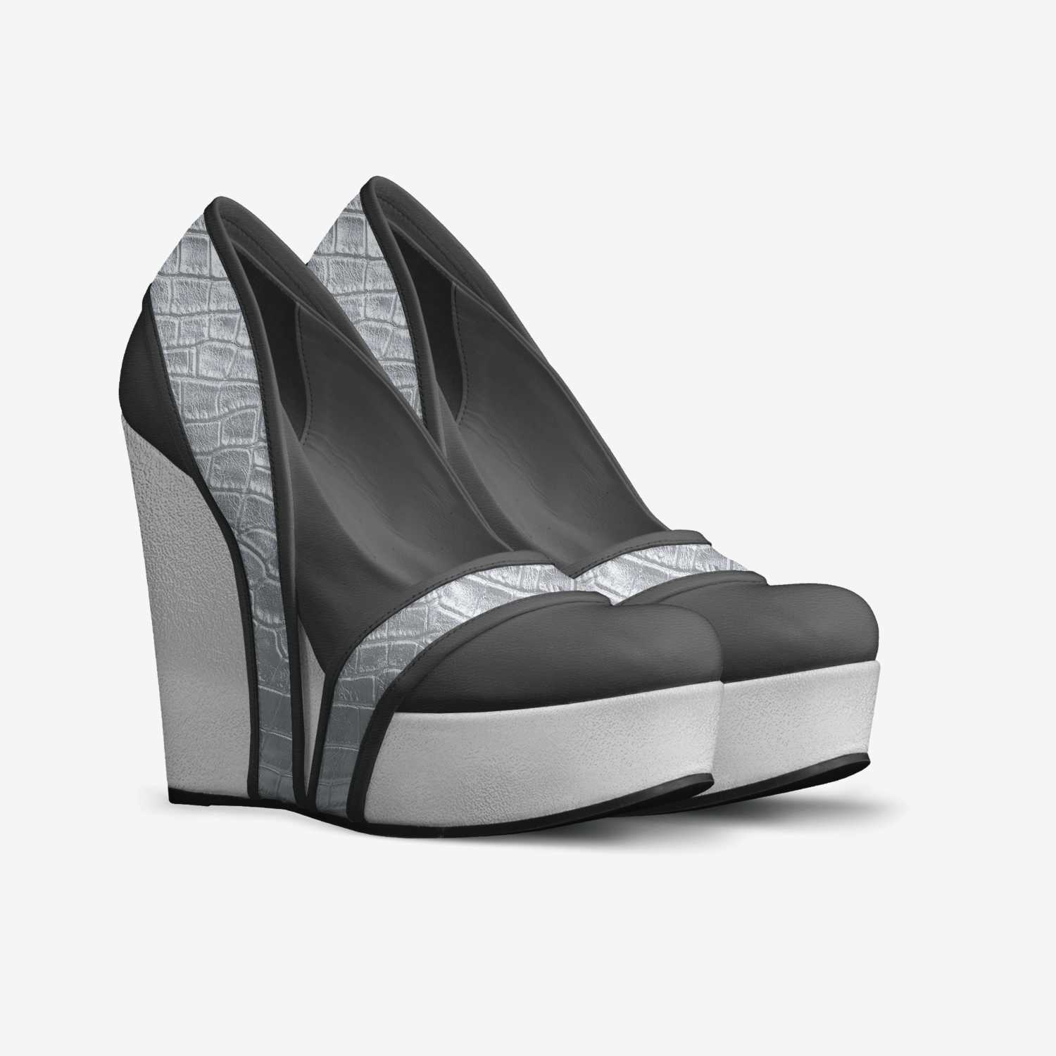 LQD SLVR custom made in Italy shoes by Dwayne White | Double view