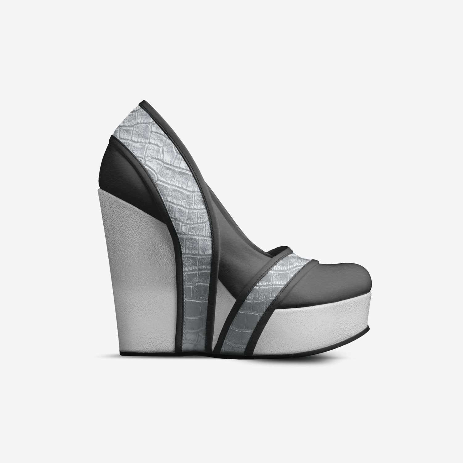 LQD SLVR custom made in Italy shoes by Dwayne White | Side view