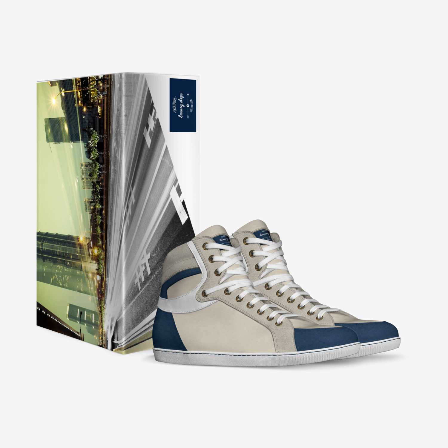 Luxury steps custom made in Italy shoes by Don Hill Mr | Box view