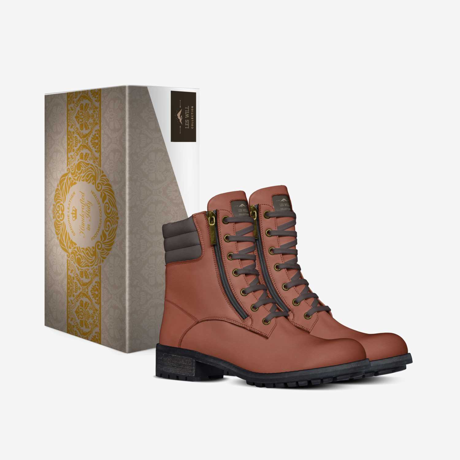 LW-Hiker custom made in Italy shoes by Les Will | Box view