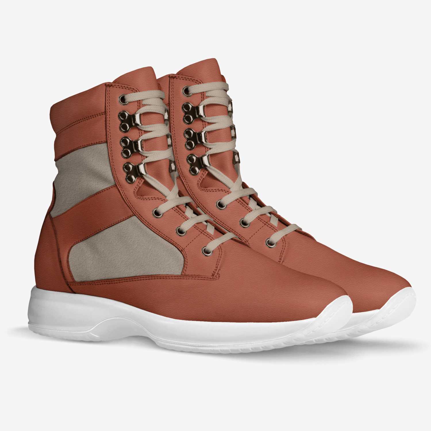 LW-City Hiker custom made in Italy shoes by Les Will | Double view