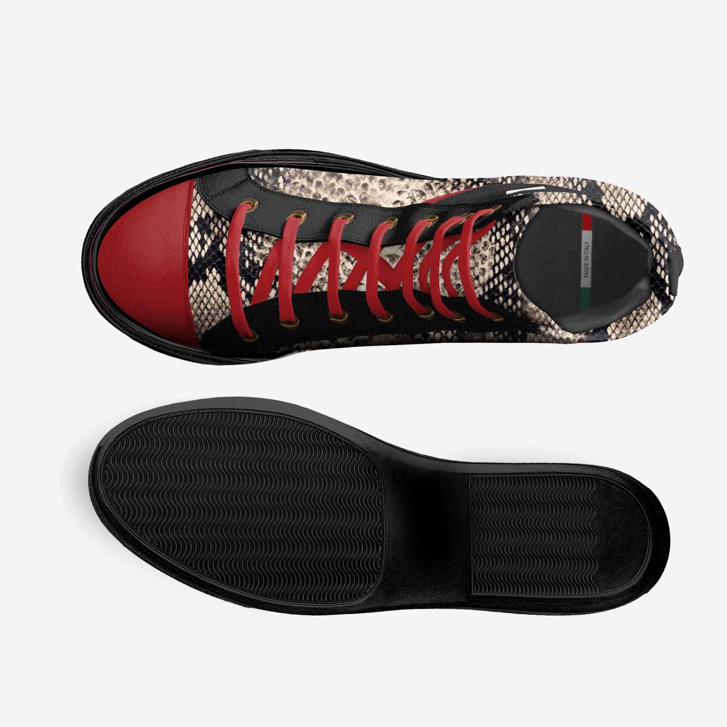 Adam & Eve custom made in Italy shoes by Antonio Hubert | Top view