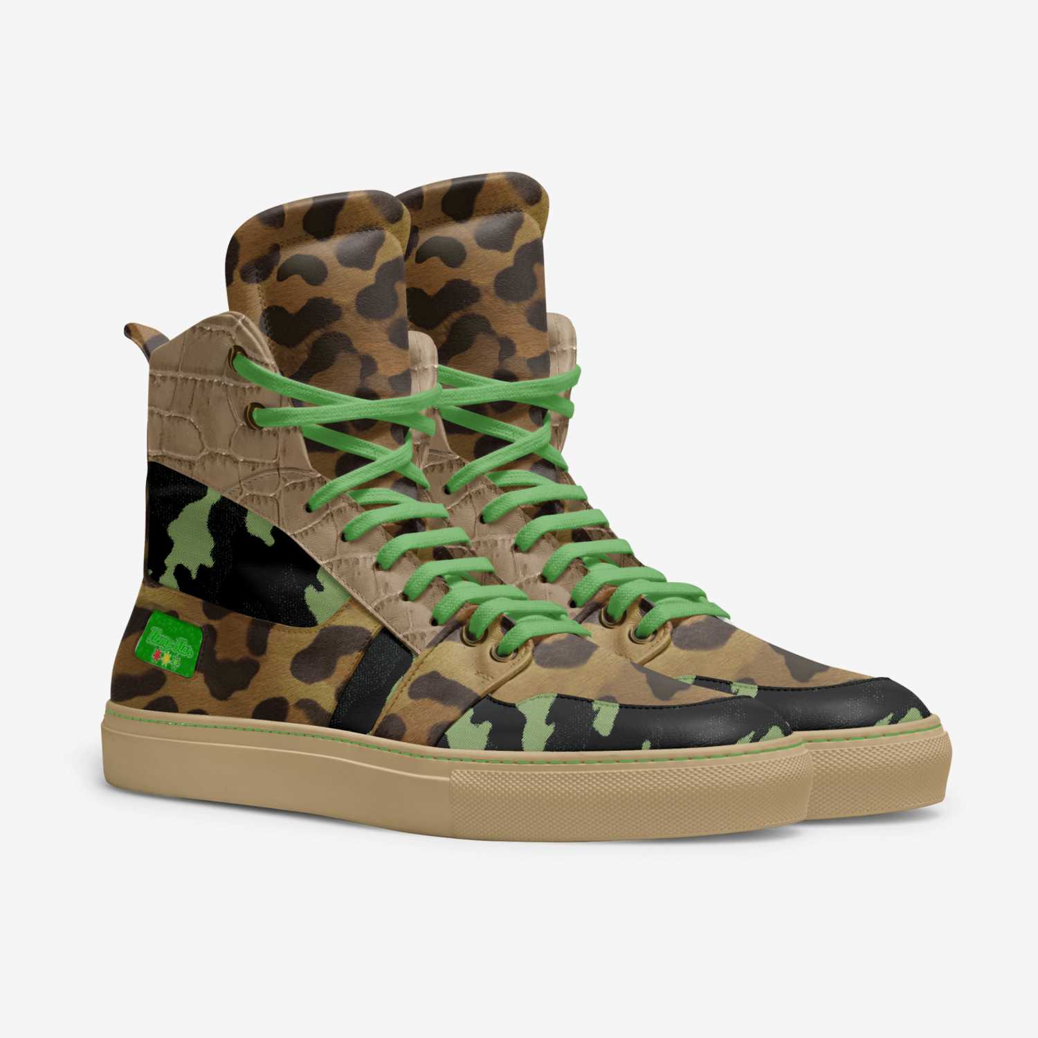 Hempstar Jungle custom made in Italy shoes by Ryan O. Ilinca | Double view