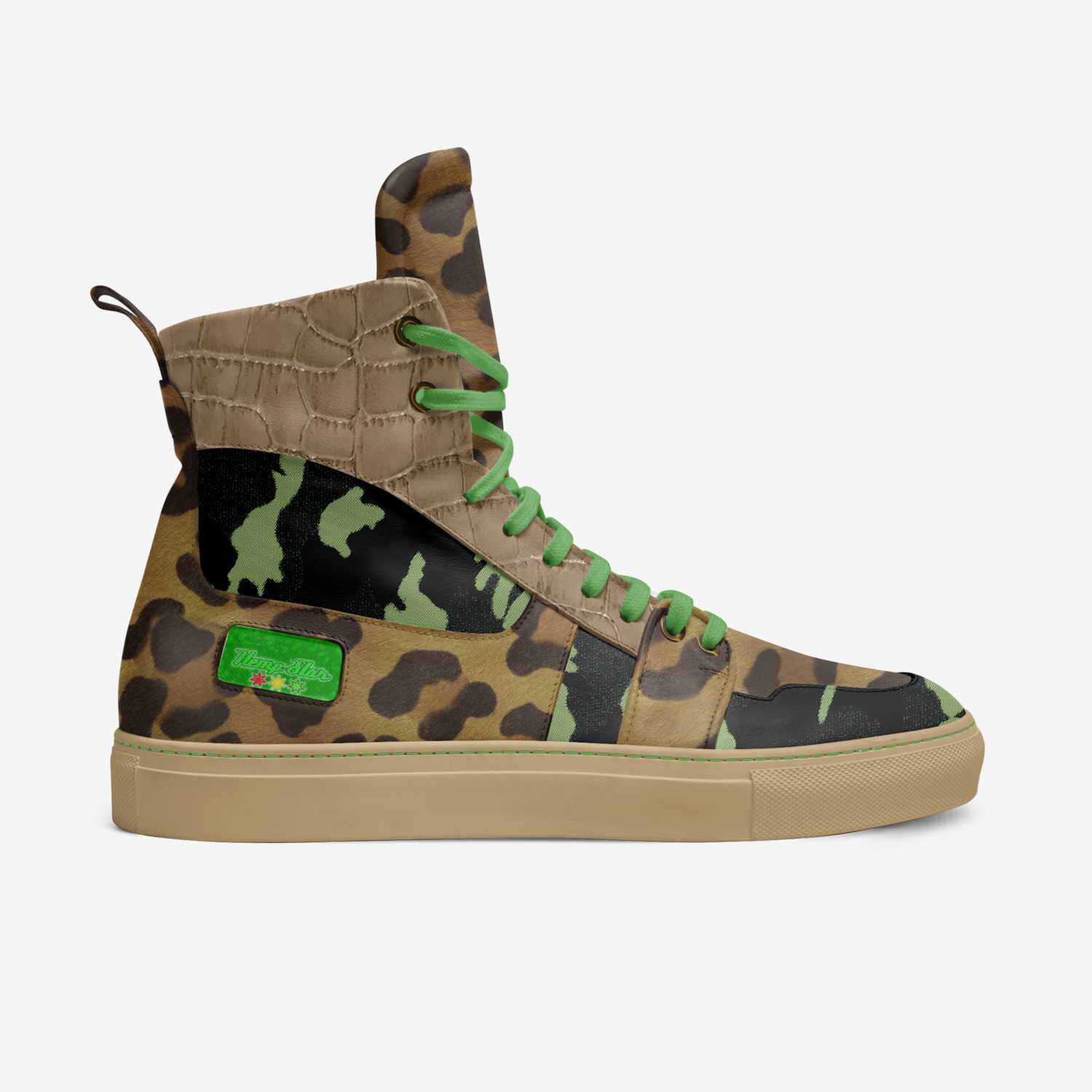 Hempstar Jungle custom made in Italy shoes by Ryan O. Ilinca | Side view