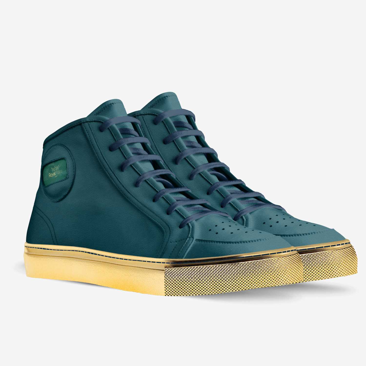 ROYAL RACE GMP custom made in Italy shoes by Princess Yvonne Guébli | Double view