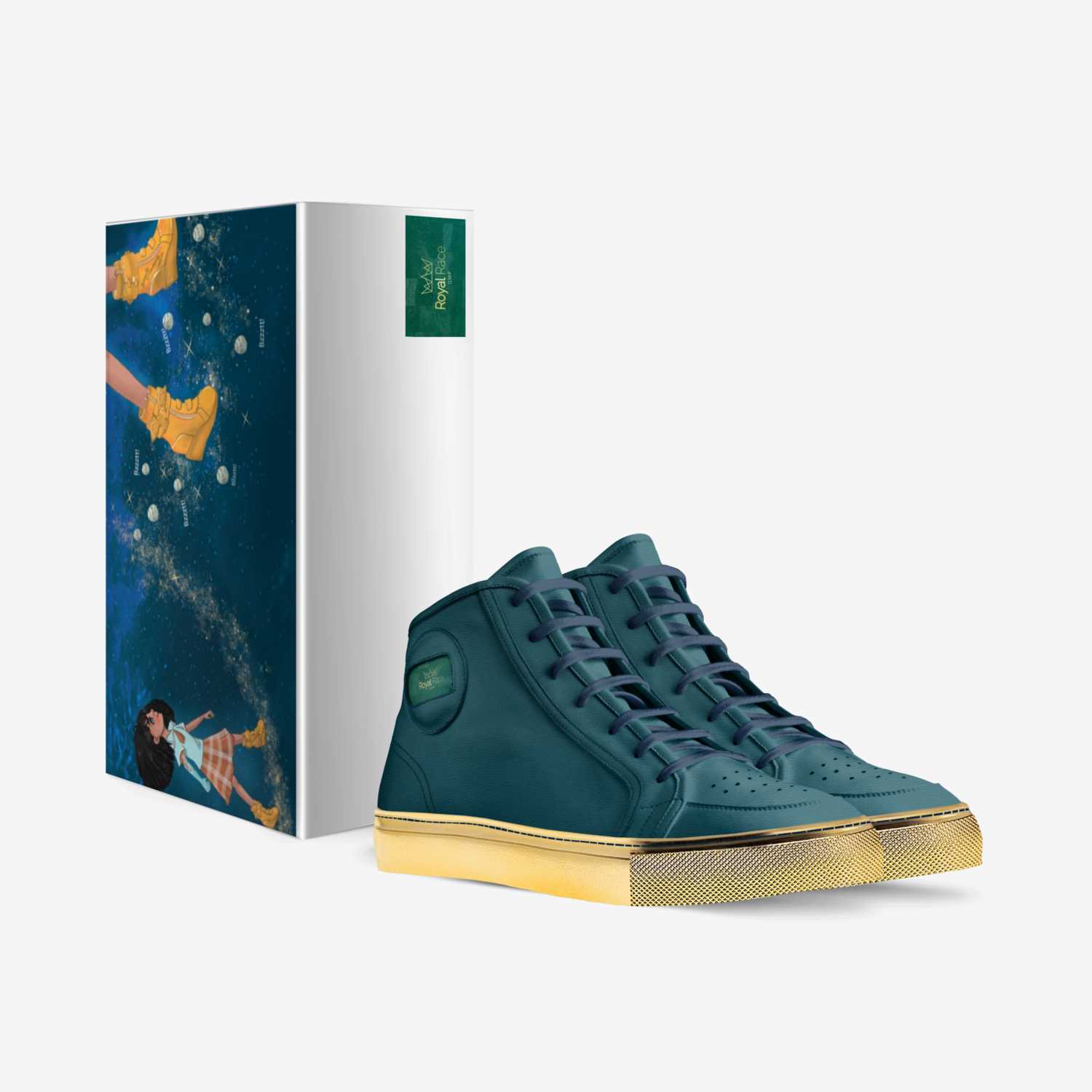 ROYAL RACE GMP custom made in Italy shoes by Princess Yvonne Guébli | Box view