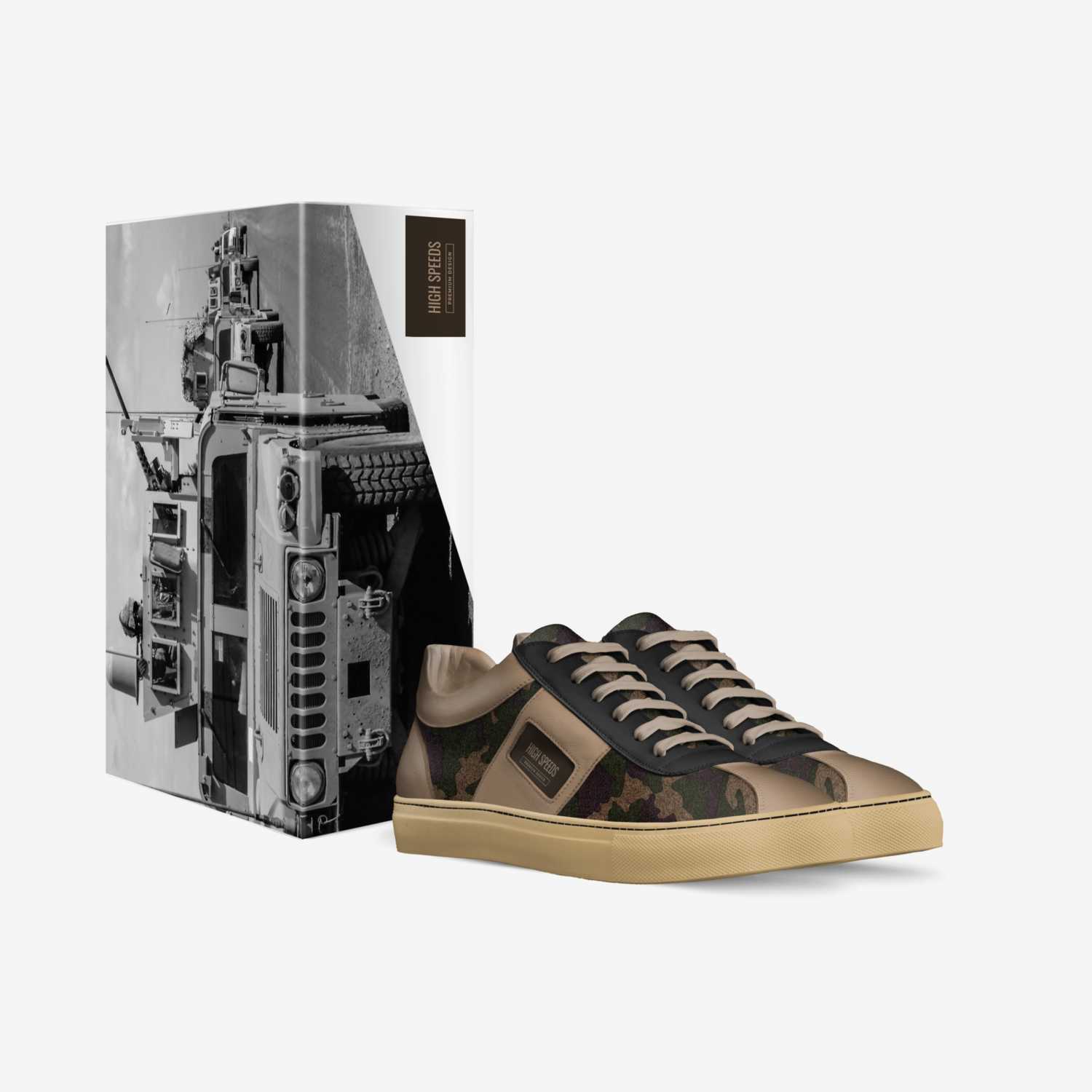 High Speeds custom made in Italy shoes by Michael Bailey | Box view