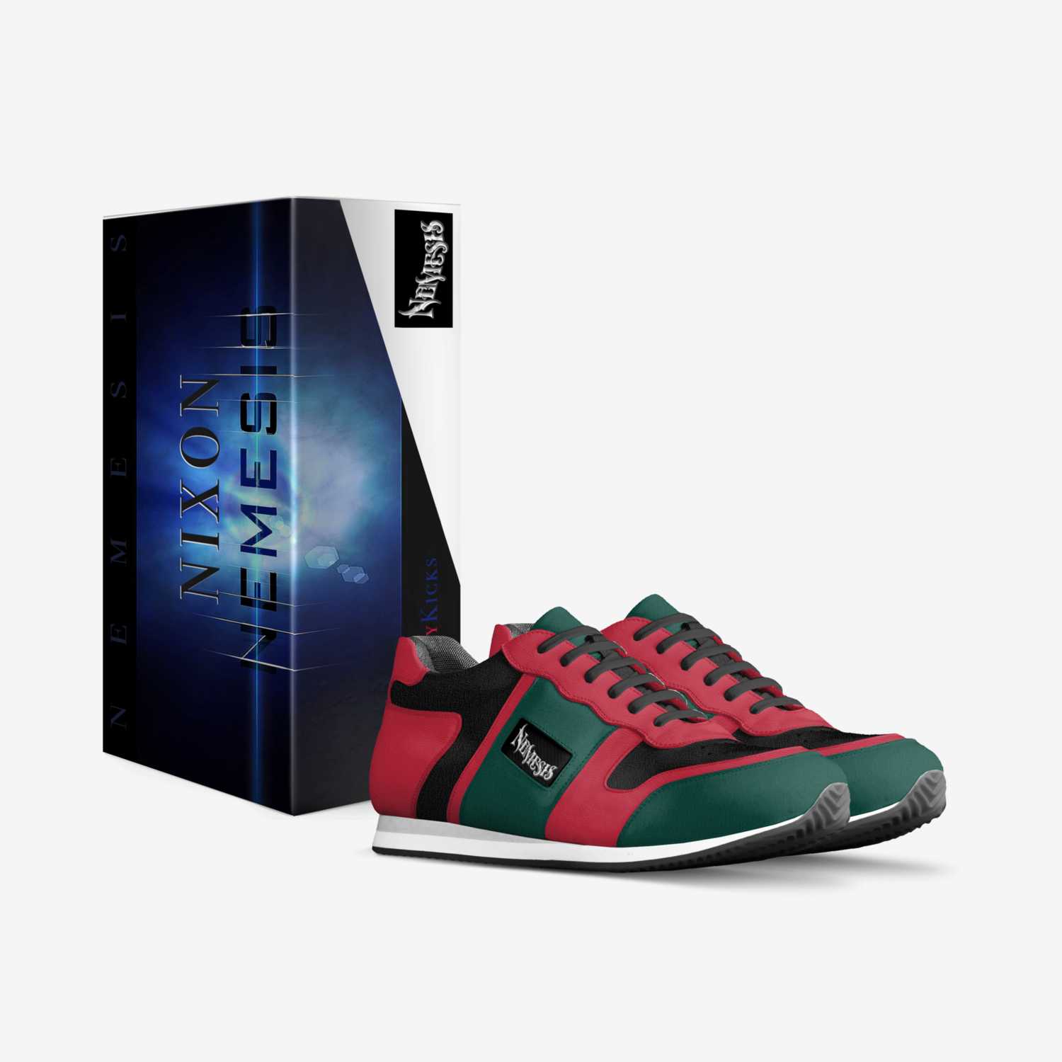 nixon Nemesis custom made in Italy shoes by Ray Kolinski | Box view