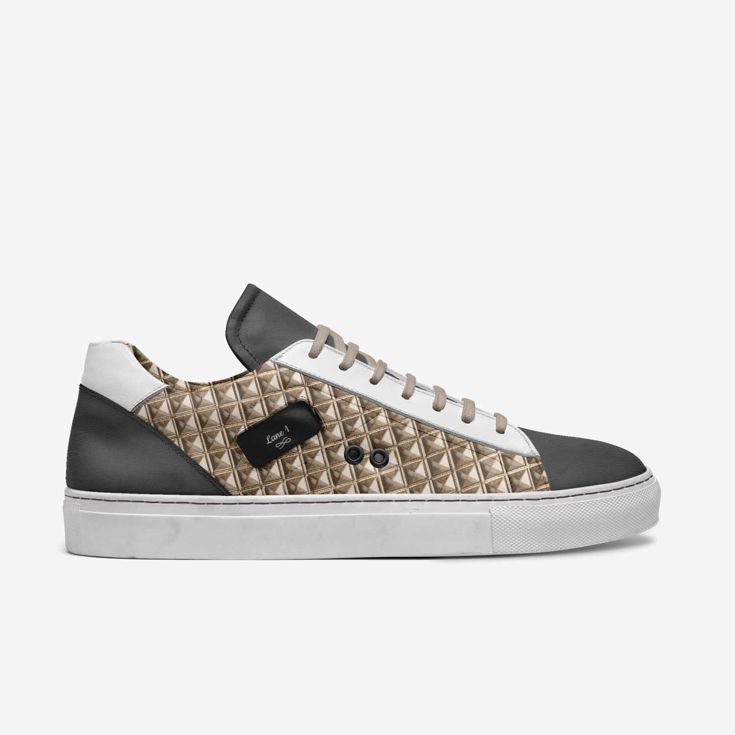 Lane 1 starstruck custom made in Italy shoes by Amira-dior Traynham- Artis | Side view