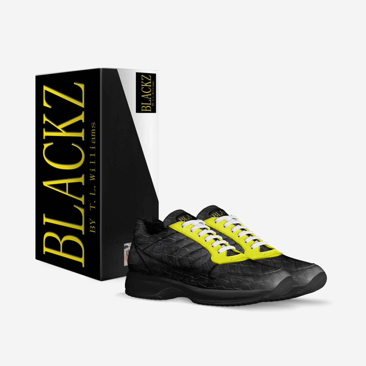 BLACKZ custom made in Italy shoes by Terance Williams | Box view