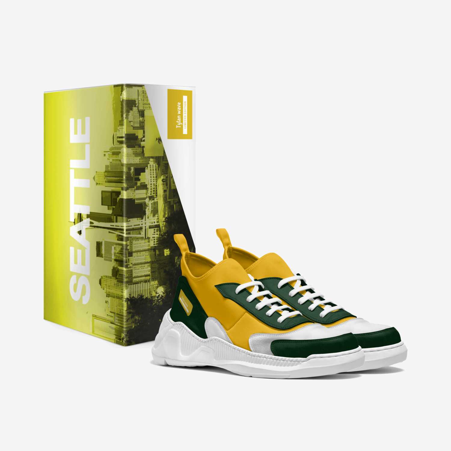 Tytan wave 5 custom made in Italy shoes by Tymell King | Box view