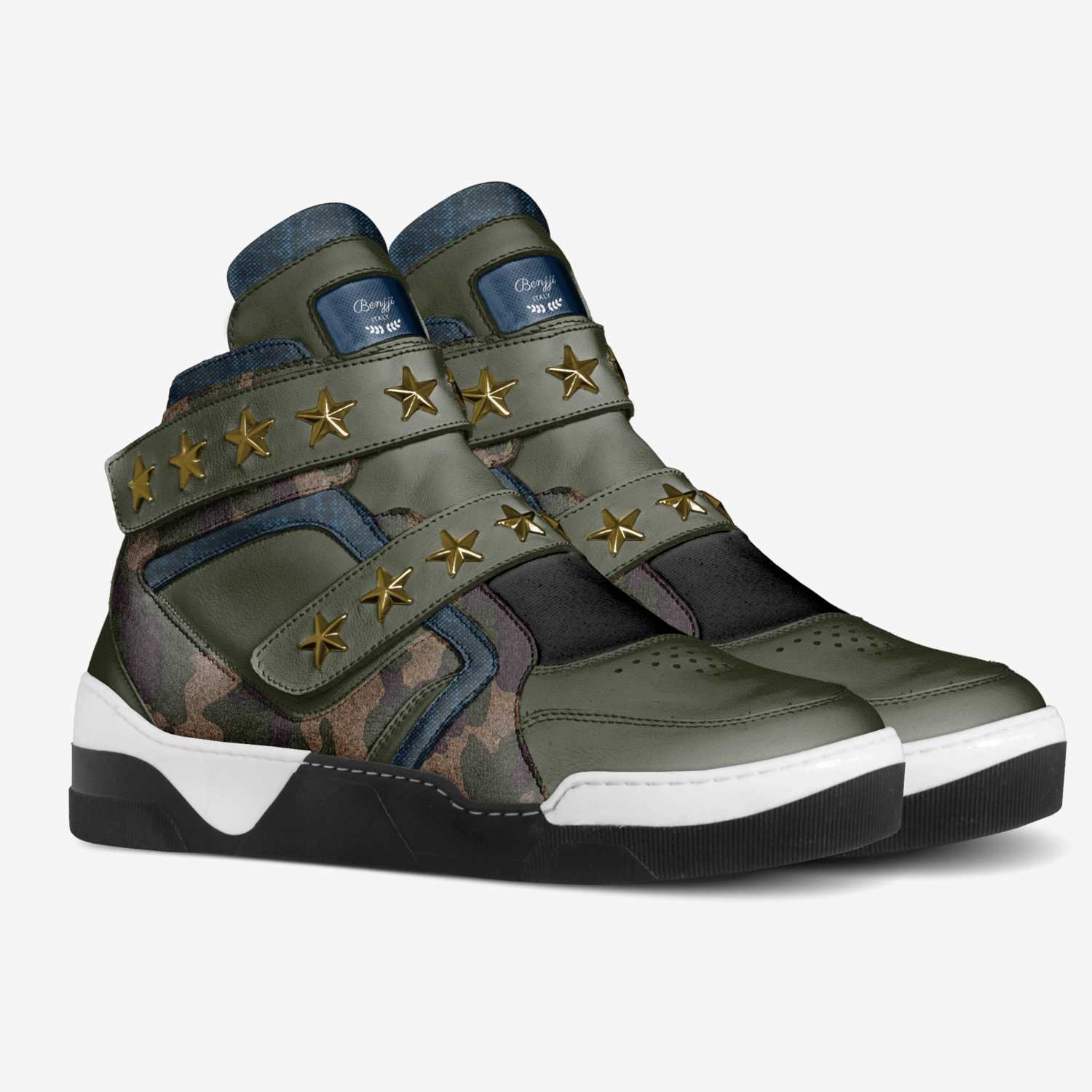Benjji custom made in Italy shoes by Jay Rodriguez | Double view