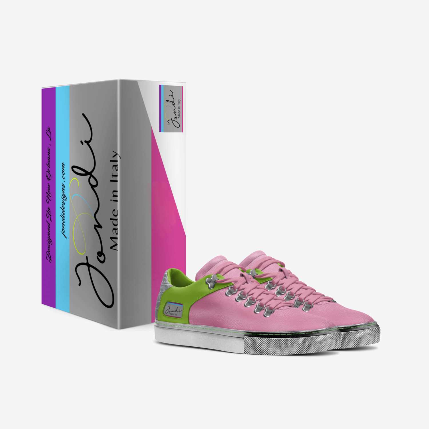 Jondi Geaux BF custom made in Italy shoes by Jonnika Allen | Box view