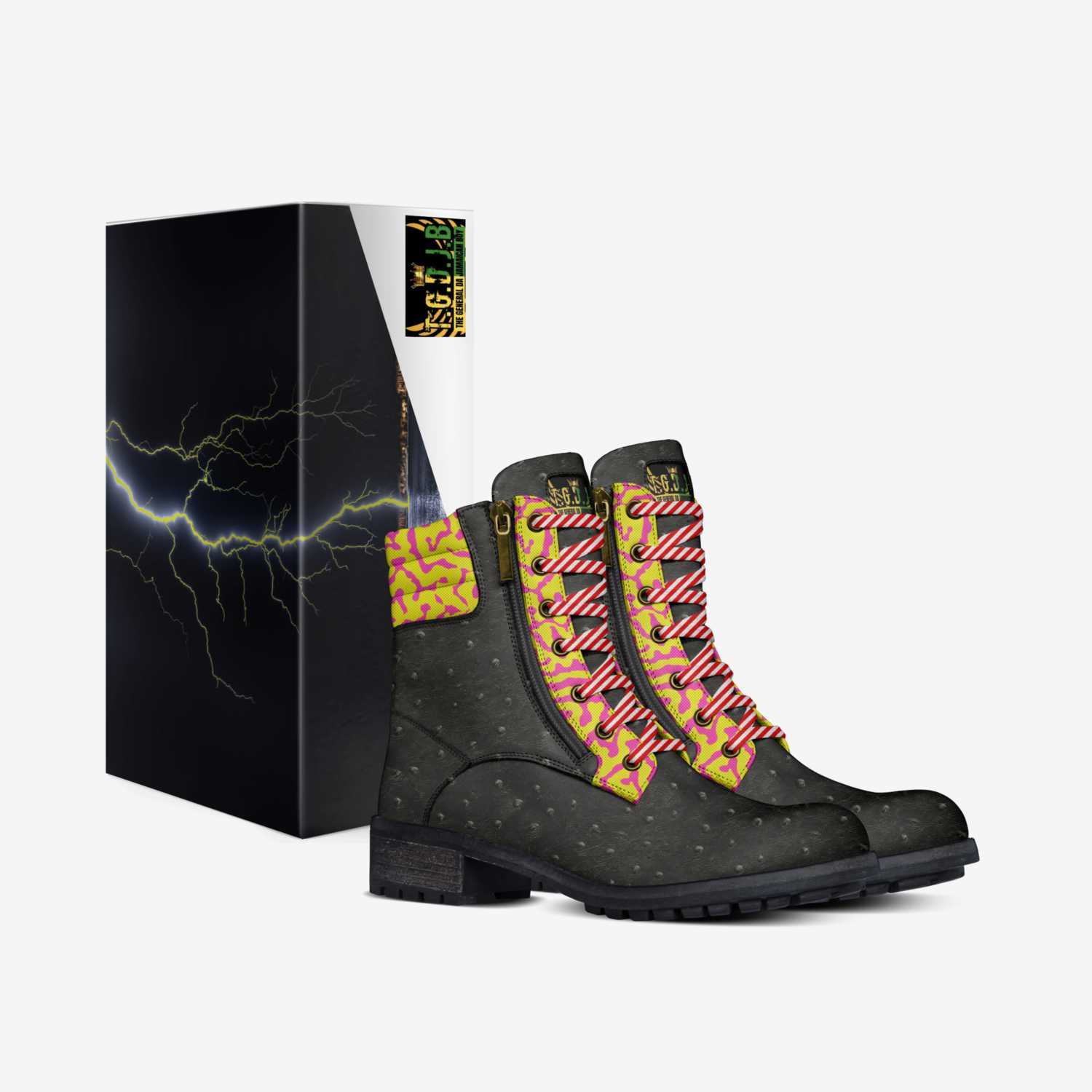 Jamaican Boy 123 custom made in Italy shoes by Jeromy Watson | Box view