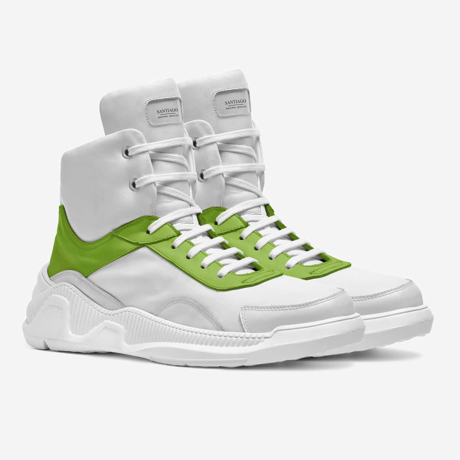 Santiago custom made in Italy shoes by Erica Booker | Double view
