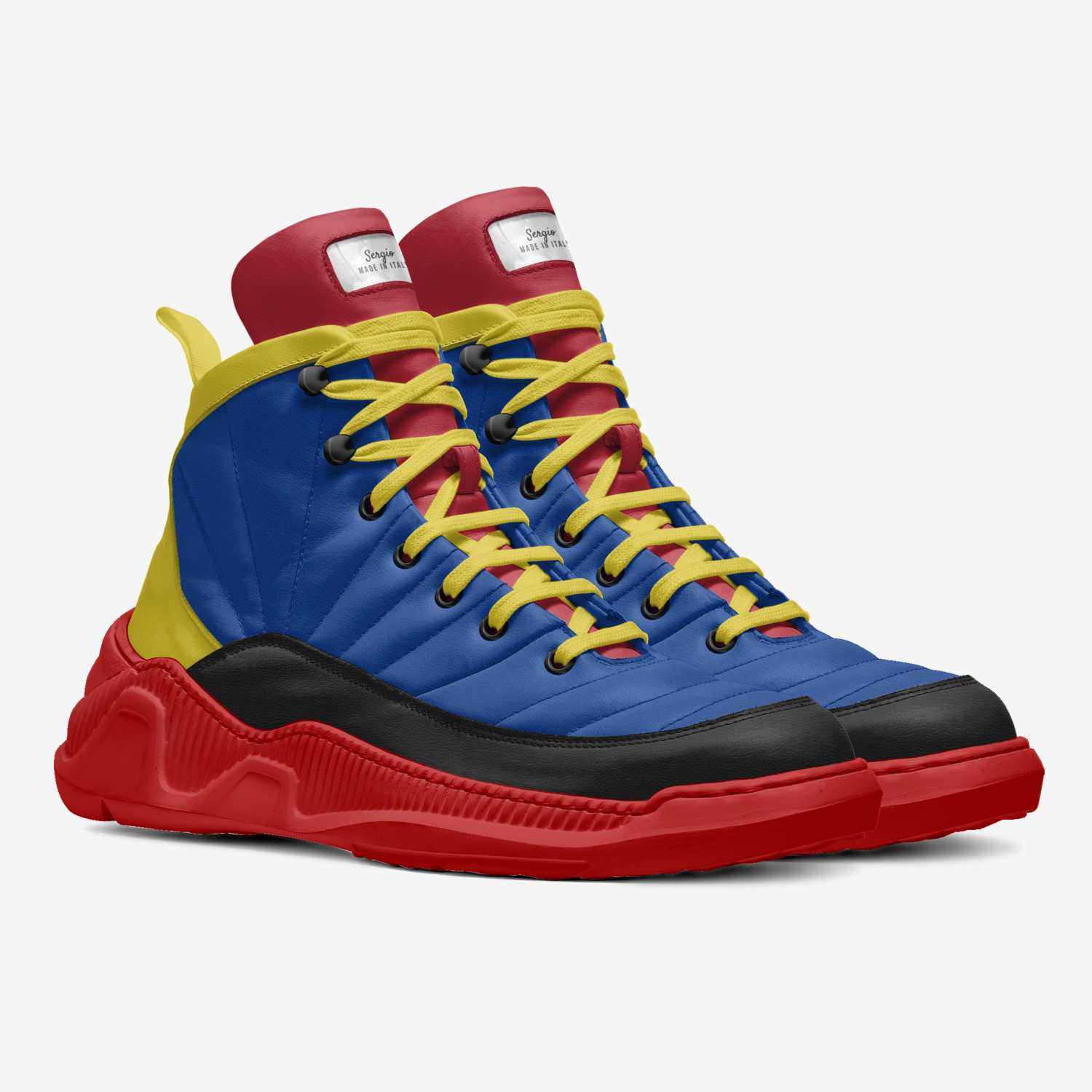 Sergio custom made in Italy shoes by Erica Booker | Double view