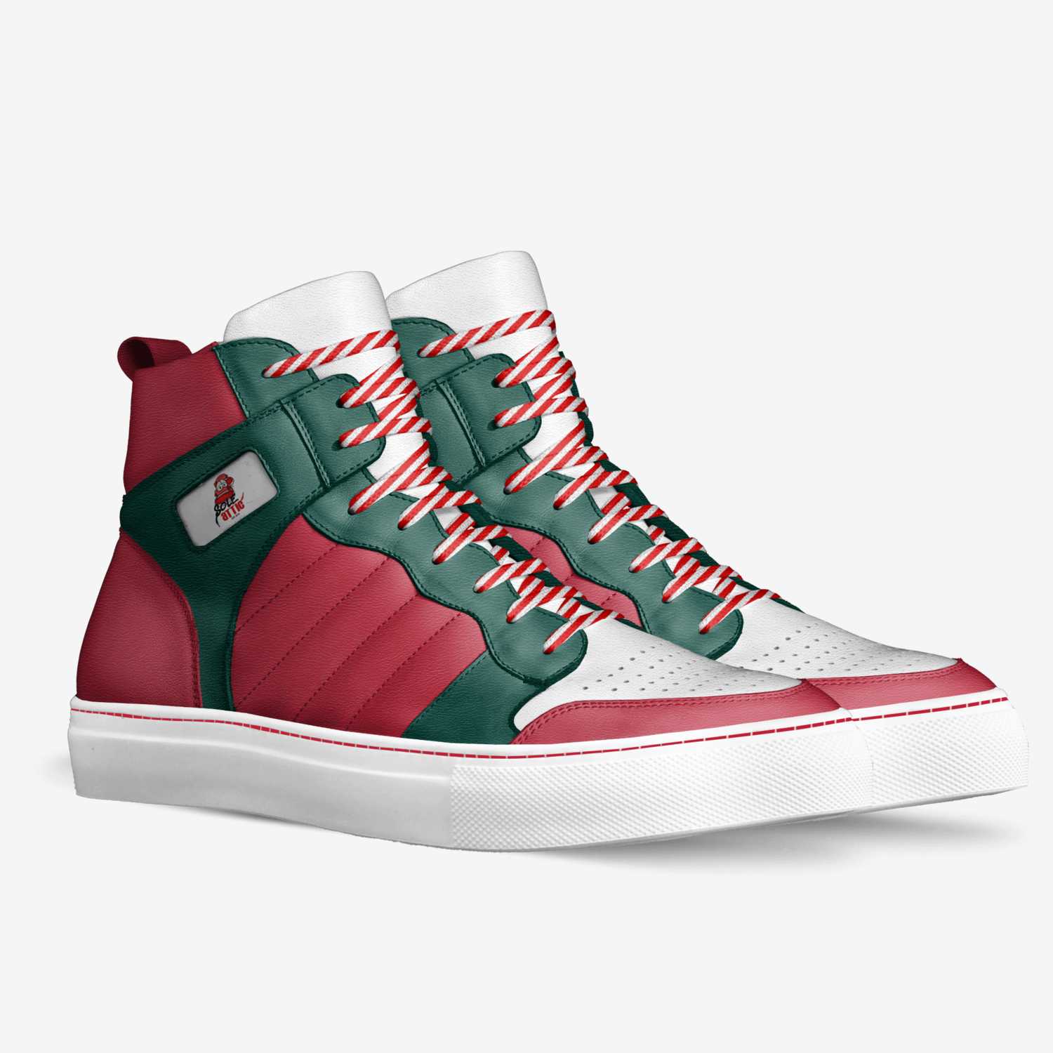 Mredmon Christmas  custom made in Italy shoes by Mershodd Redmon | Double view