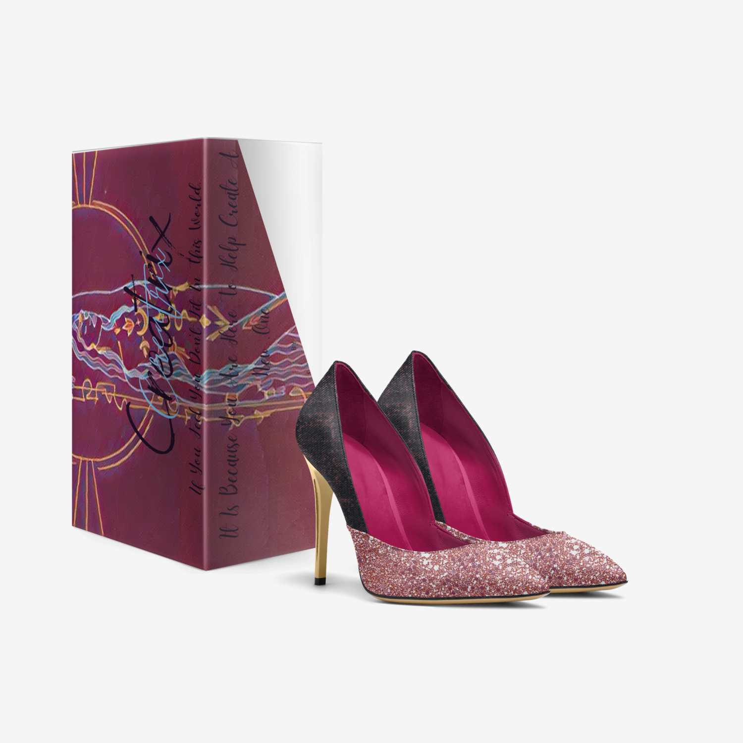 Creatrix custom made in Italy shoes by Sylvia Compèan | Box view