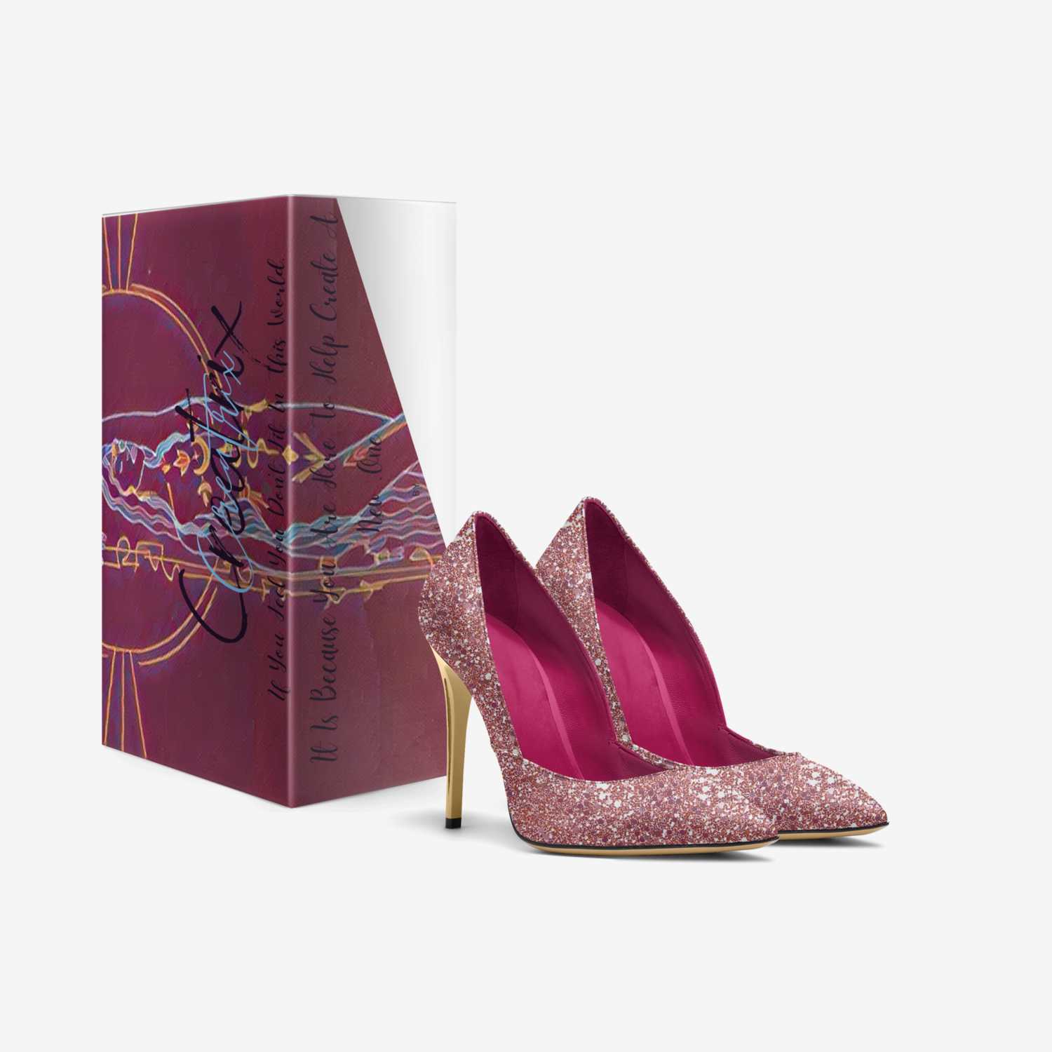 Creatrix custom made in Italy shoes by Sylvia Compèan | Box view