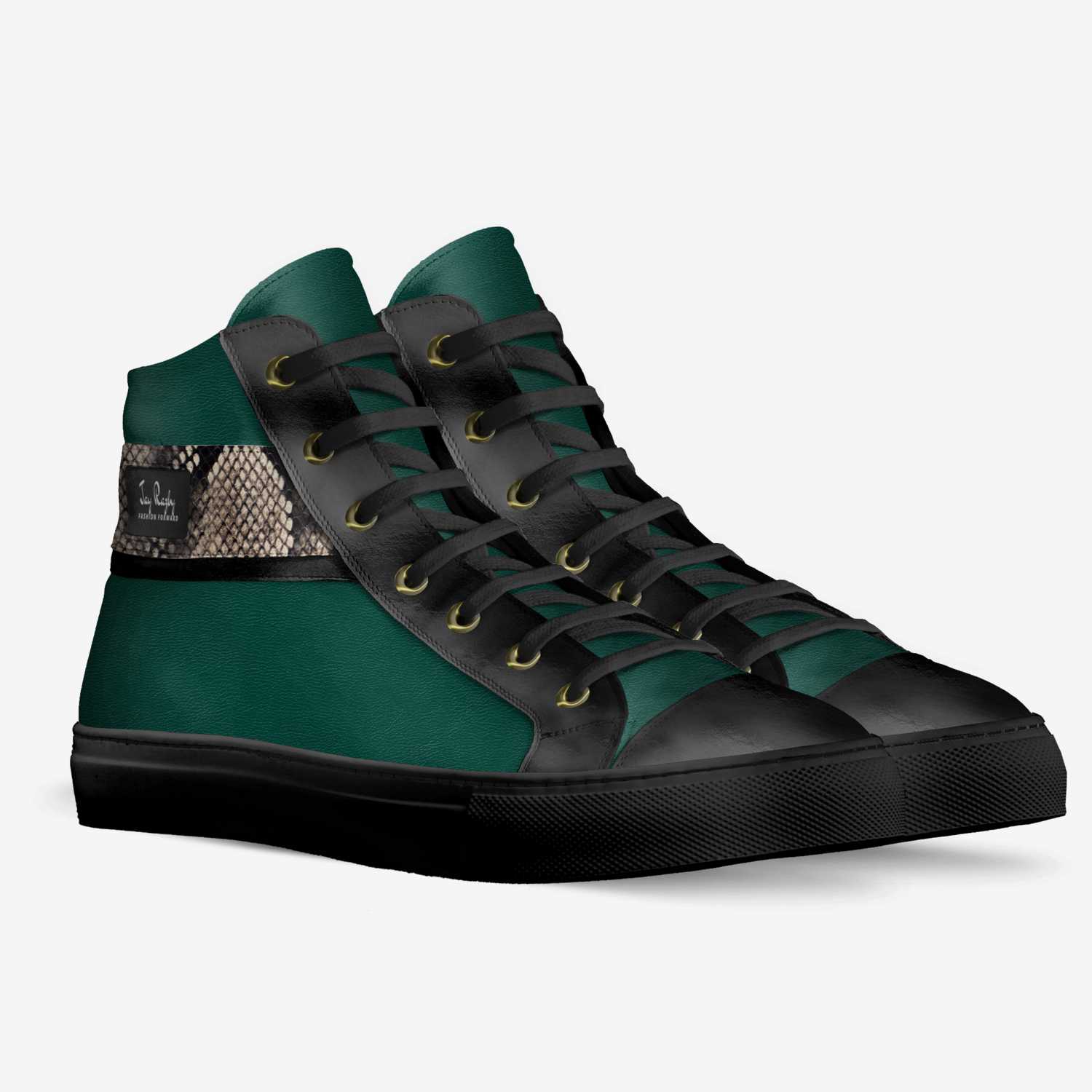Jay Razby  custom made in Italy shoes by Jay Rock | Double view