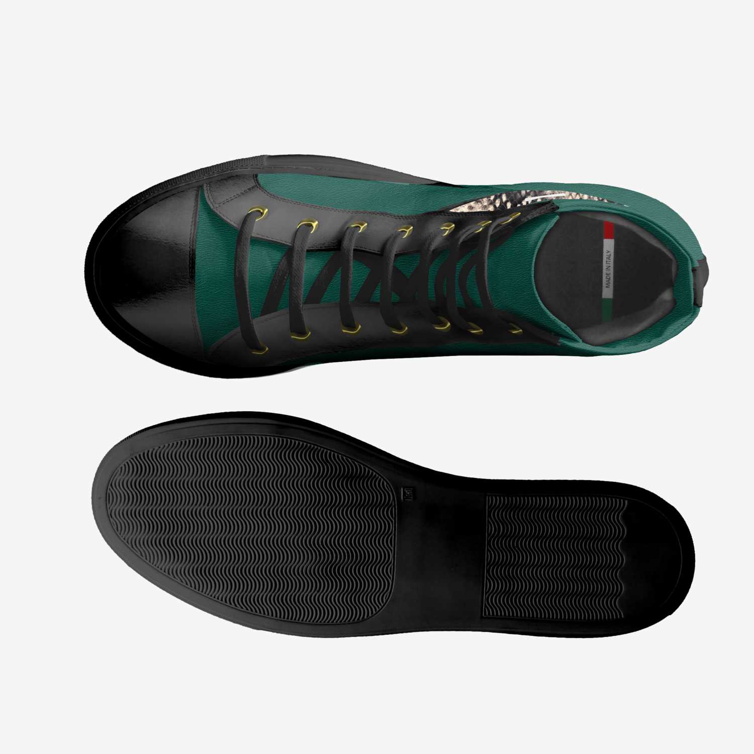 Jay Razby  custom made in Italy shoes by Jay Rock | Top view