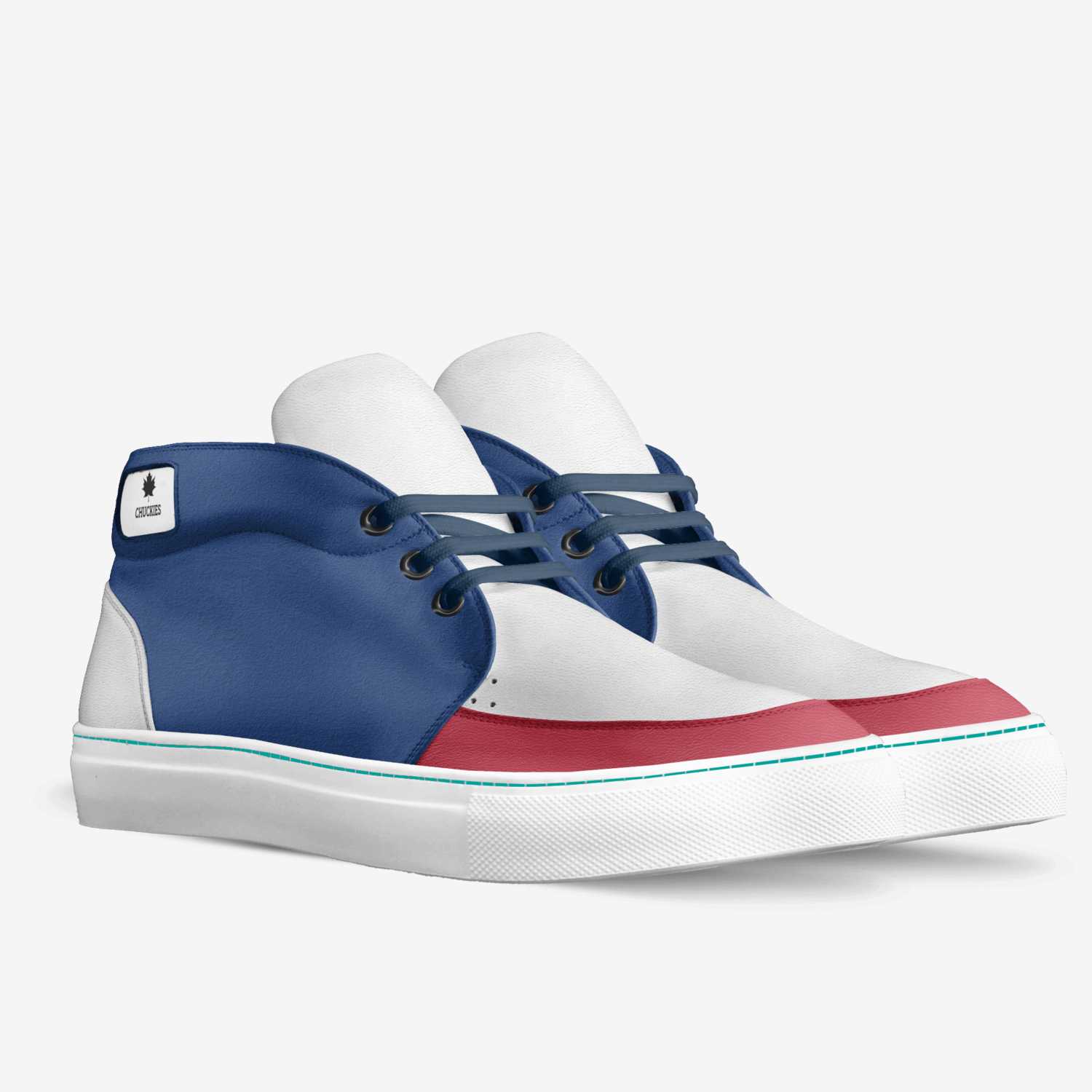 Chuckies custom made in Italy shoes by Charles Willims | Double view