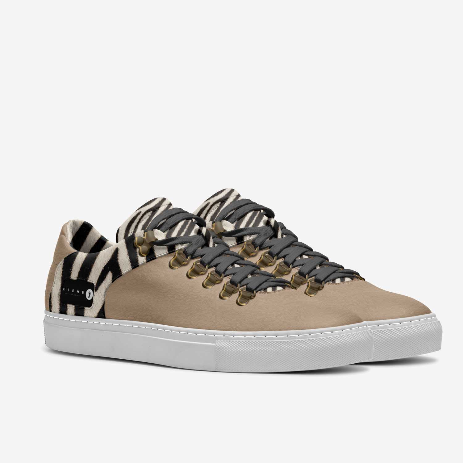 ELEMBO custom made in Italy shoes by Franck Katshunga | Double view