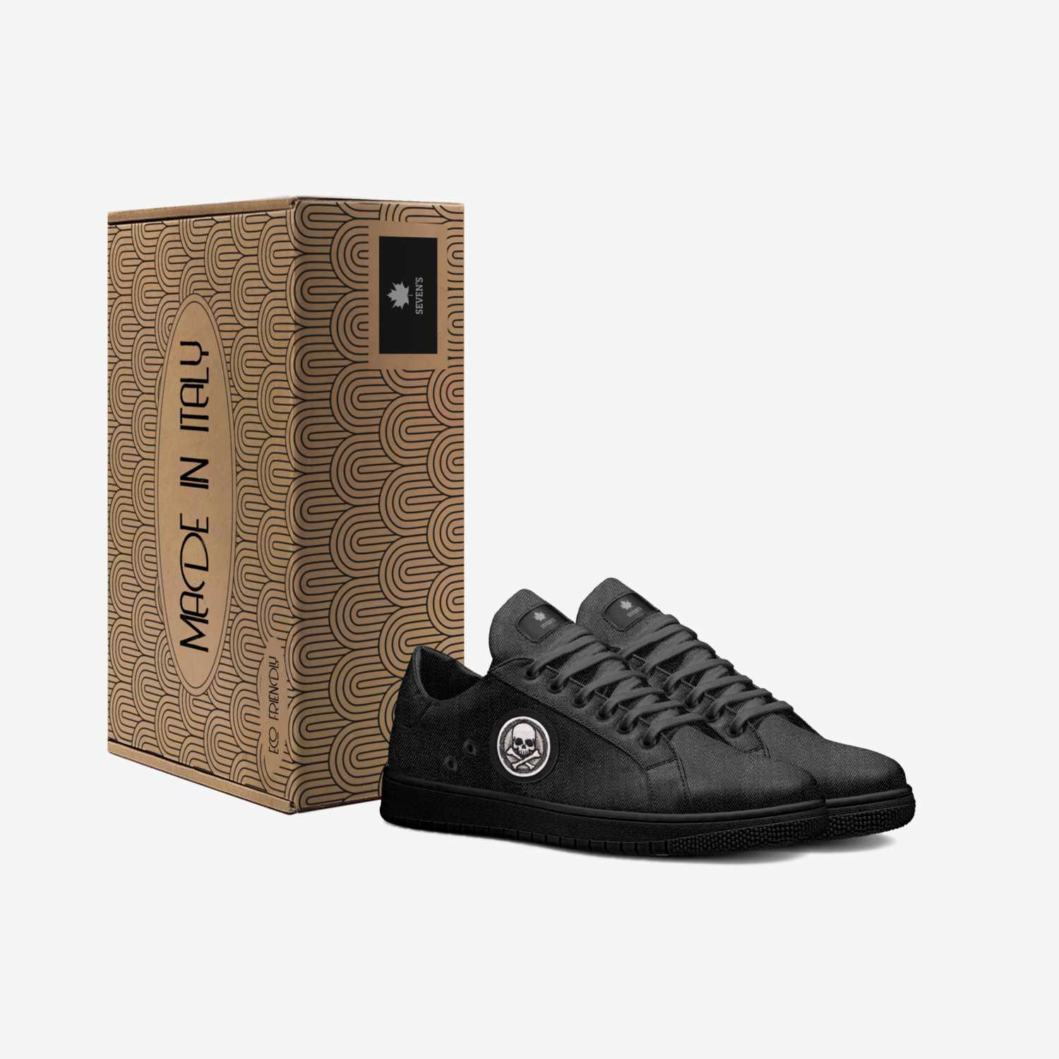 Jerry’s custom made in Italy shoes by Seven Waters | Box view