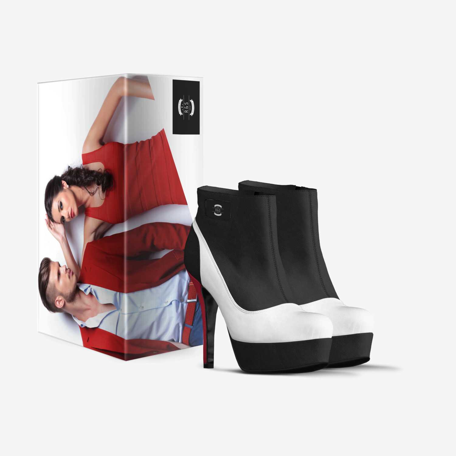 R & S custom made in Italy shoes by Rachel Kannan | Box view