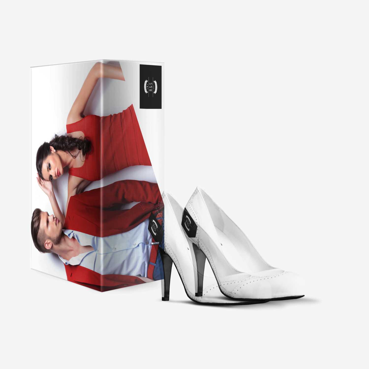 R & S custom made in Italy shoes by Rachel Kannan | Box view