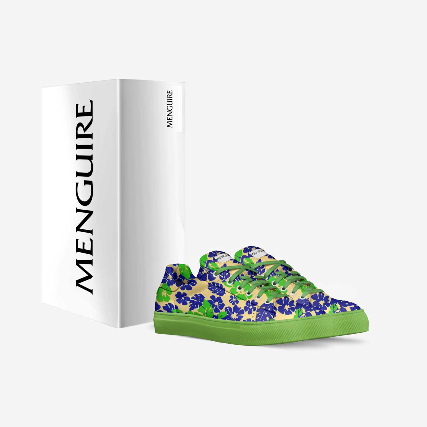 MENGUIRE custom made in Italy shoes by Wilfried Maganga | Box view