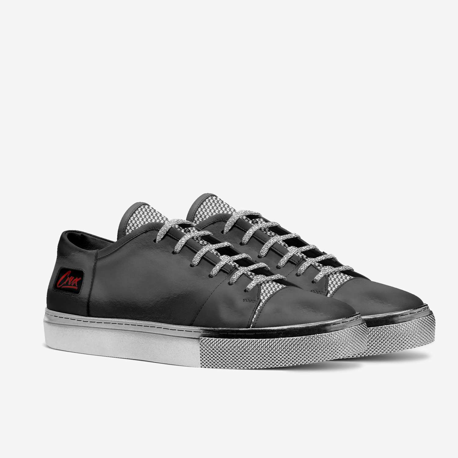 Crux Elite 1 custom made in Italy shoes by Terrence Degree | Double view