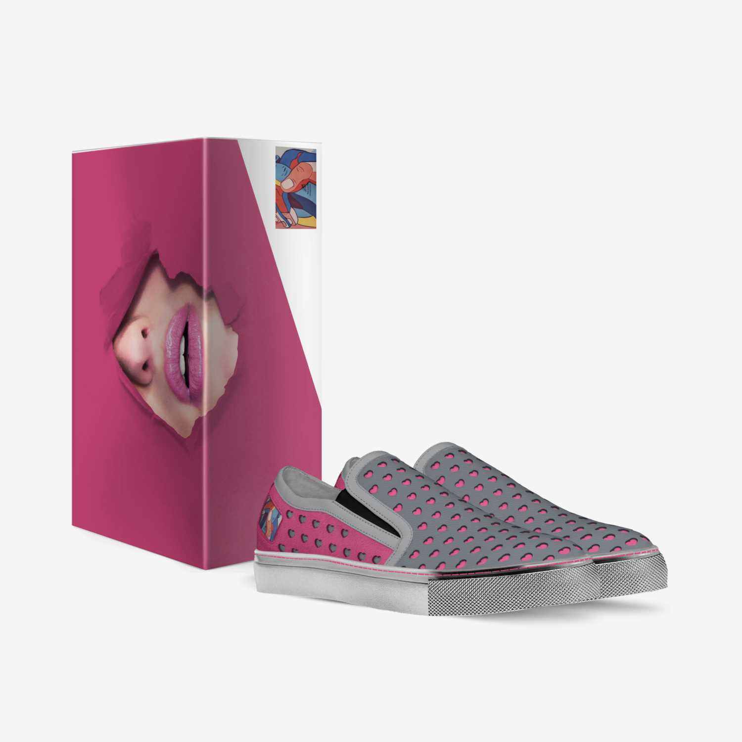 Swagletic custom made in Italy shoes by Desiree Sims | Box view