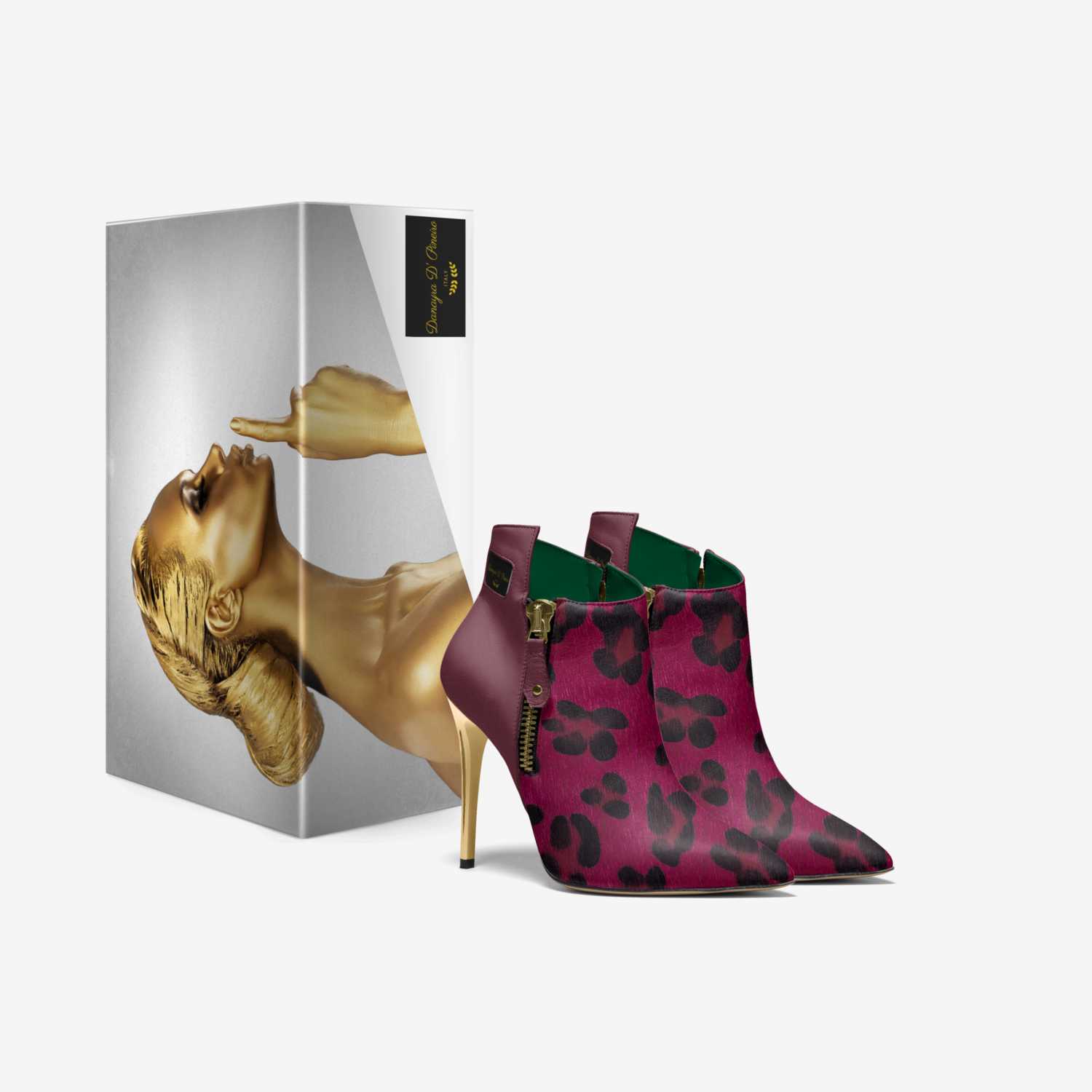 Andromeda custom made in Italy shoes by Danayra D Pineiro | Box view