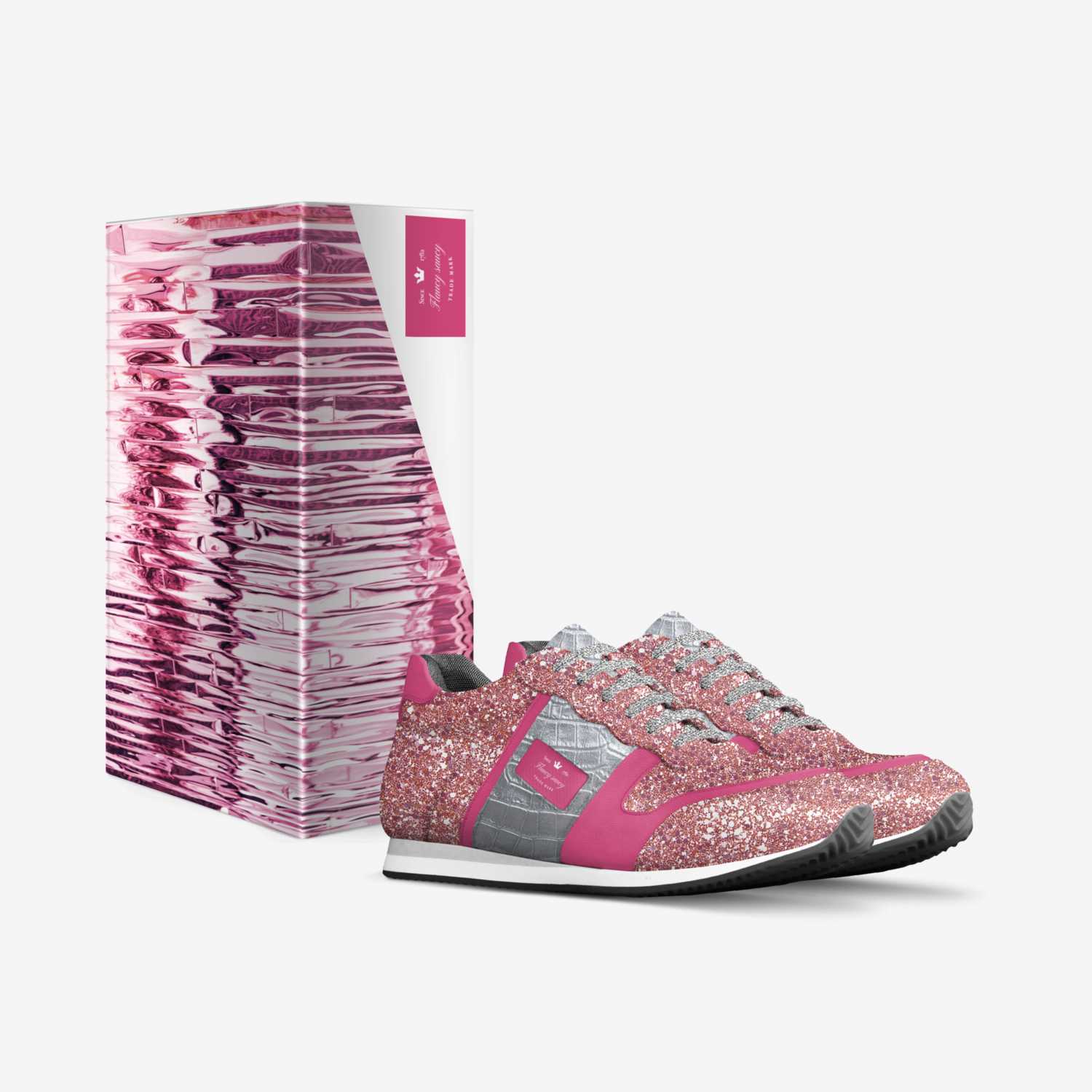 Flaucy saucy custom made in Italy shoes by Ahshaki Gibson | Box view