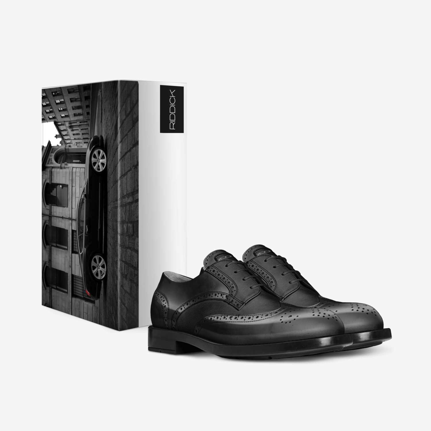 Black Beauty custom made in Italy shoes by Haden Riddick | Box view
