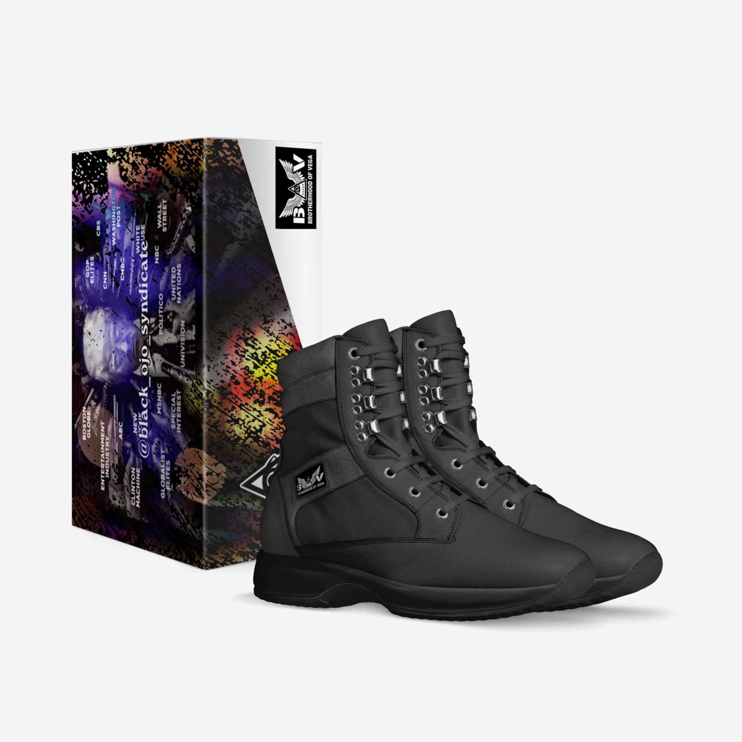 B.O.V custom made in Italy shoes by Redstar Mafia | Box view