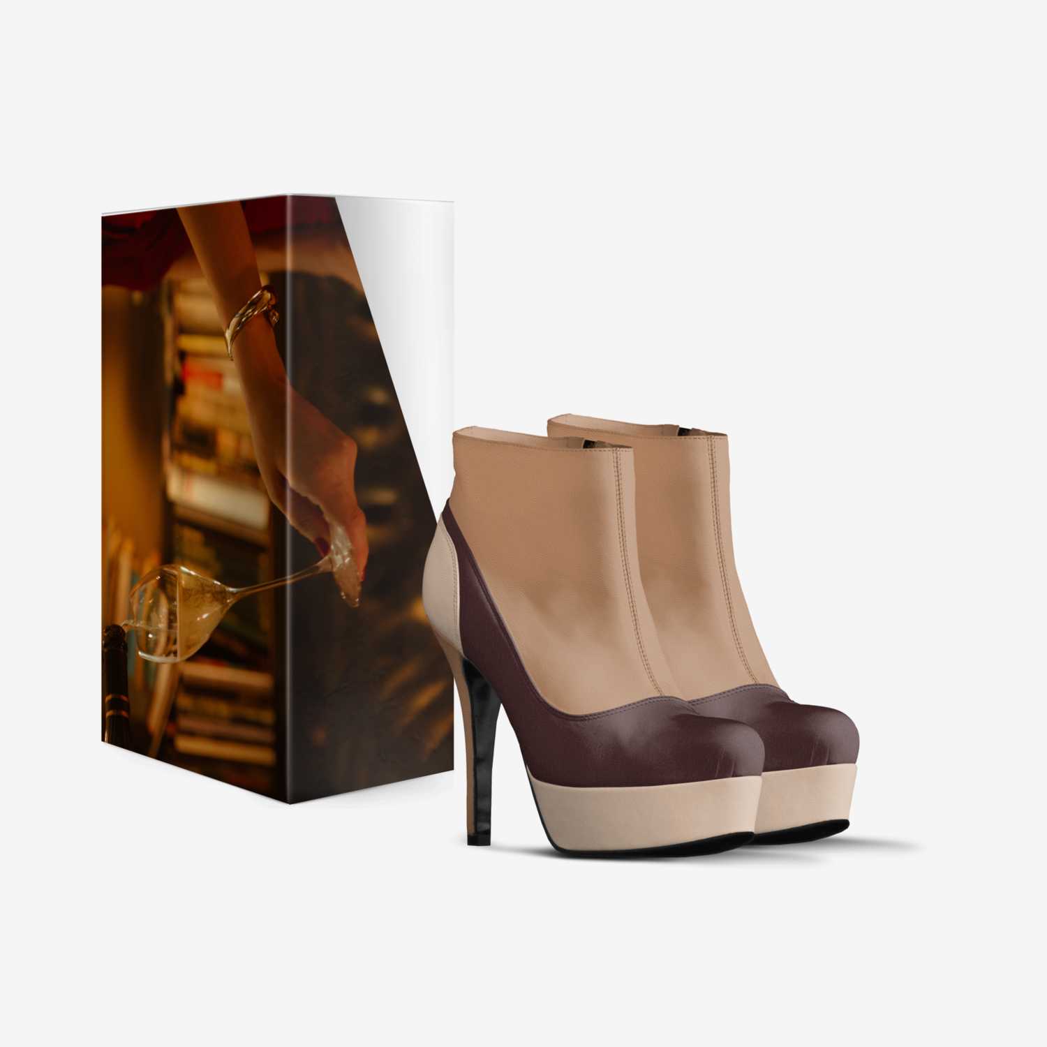 Her XXXVIII Spec custom made in Italy shoes by Gary Fields | Box view