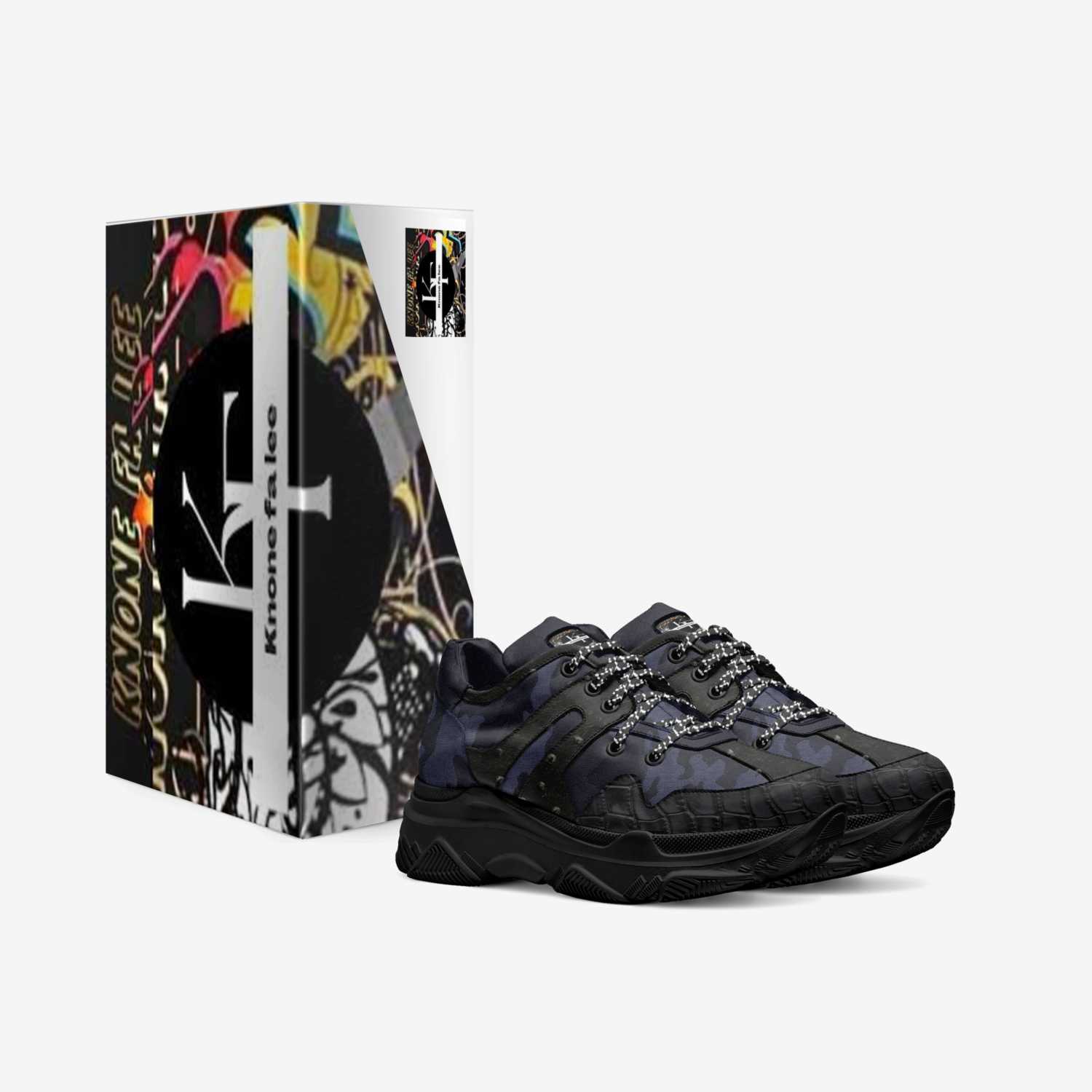 777 custom made in Italy shoes by Knone Fa Lee | Box view