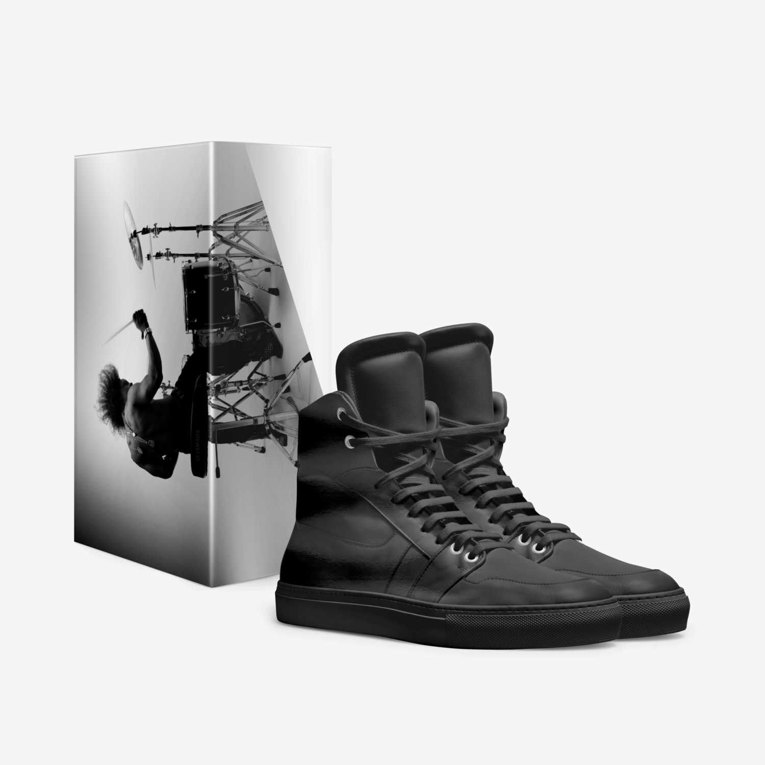 DRUMLUX STEALTH custom made in Italy shoes by Terrell Sass | Box view