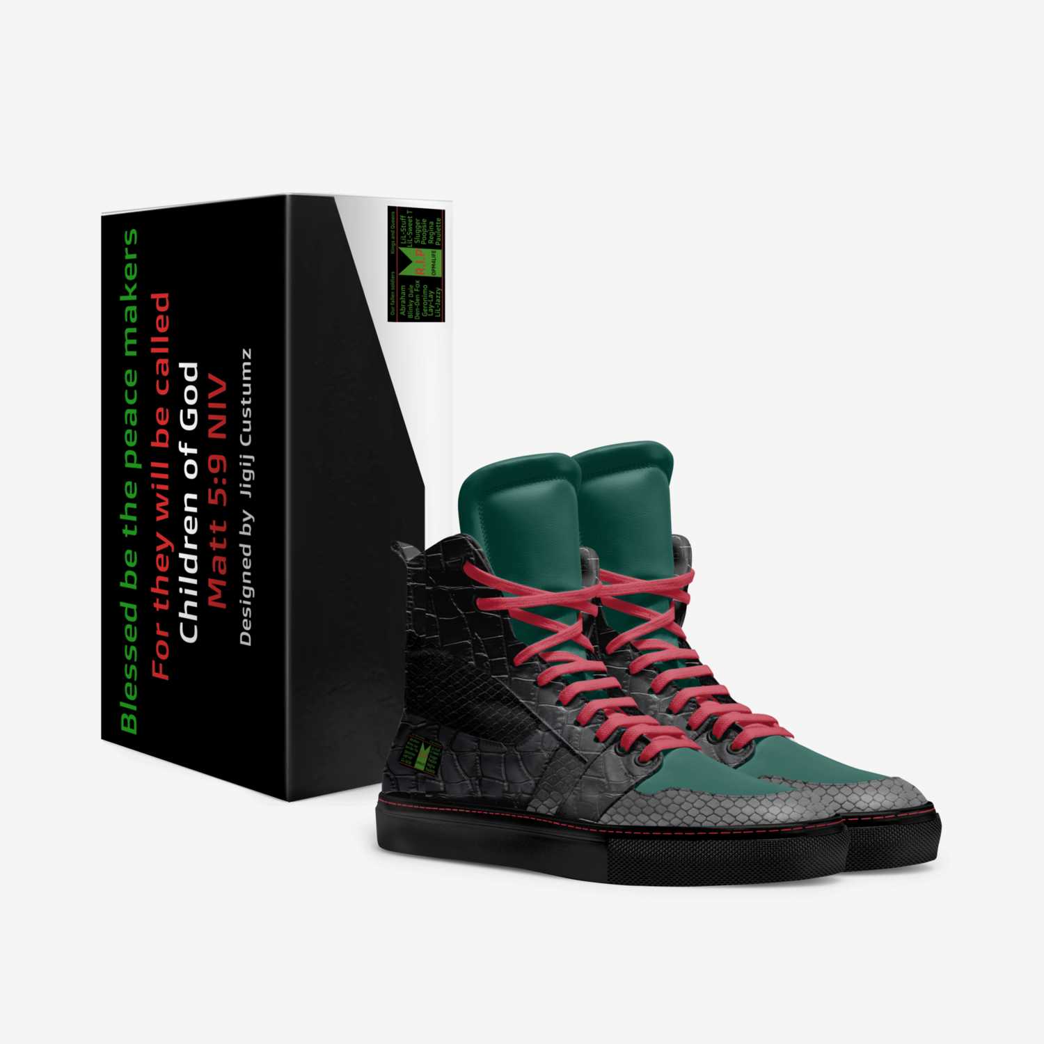 JIGIJ CUSTUMZ custom made in Italy shoes by James Edwards | Box view