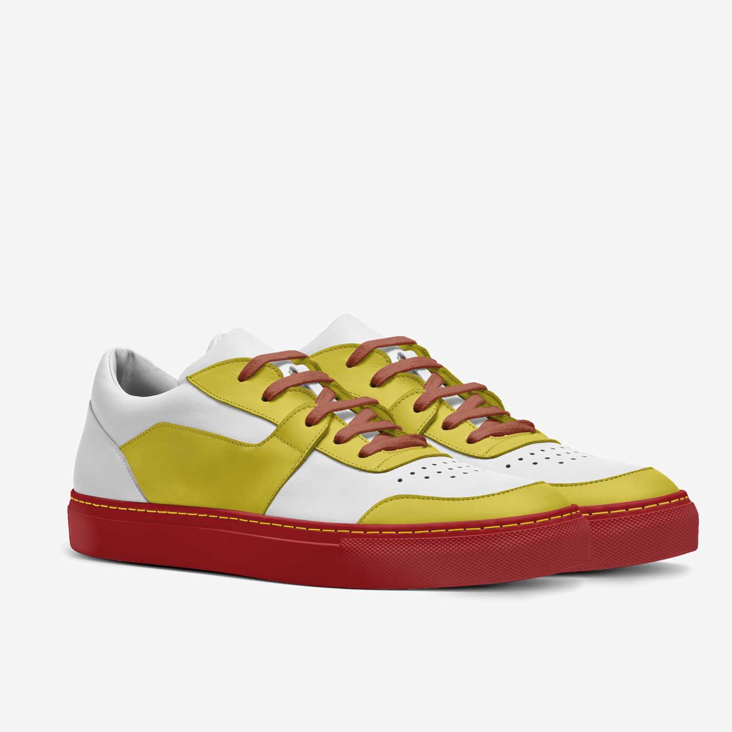 KETCHUP & MUSTARD custom made in Italy shoes by Abraham Morales | Double view