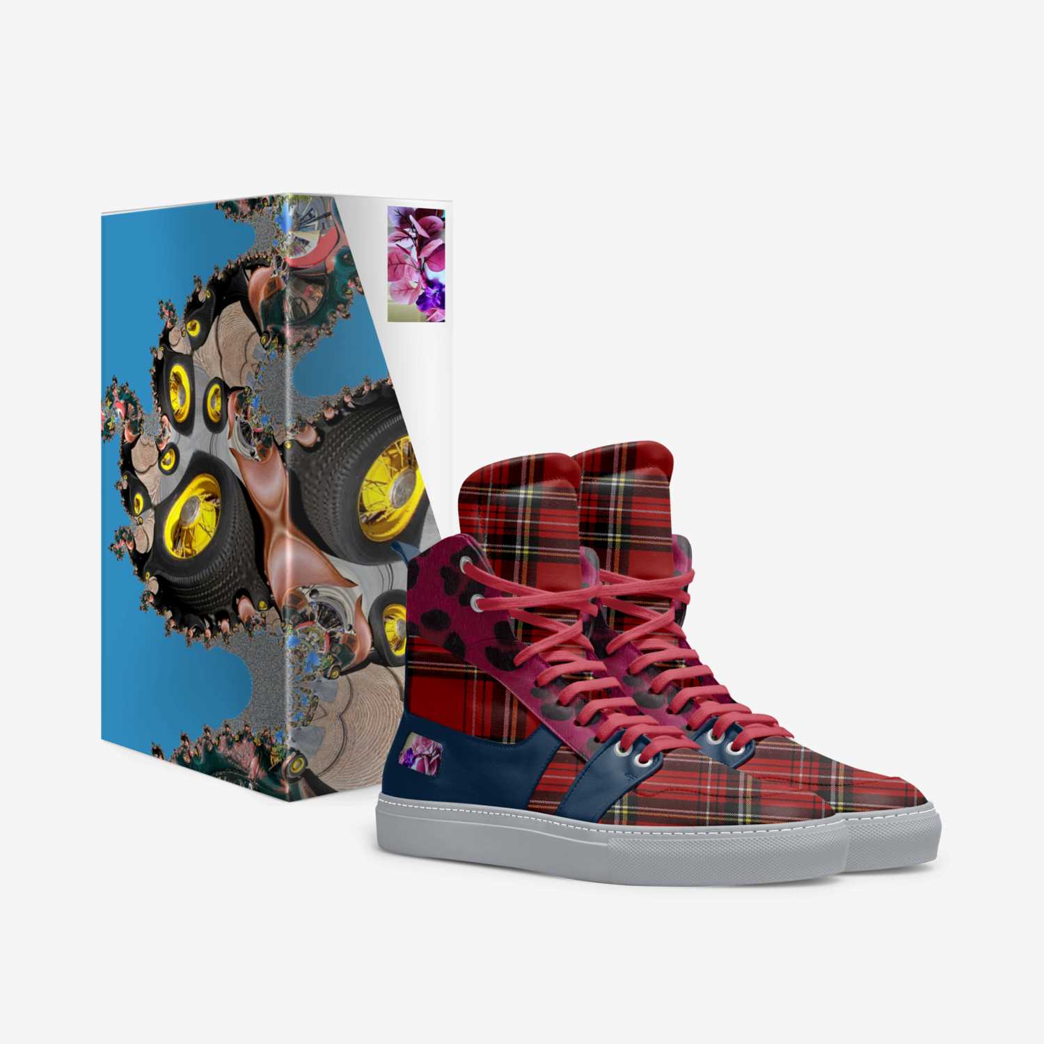 lop pop custom made in Italy shoes by Lori Hammond | Box view