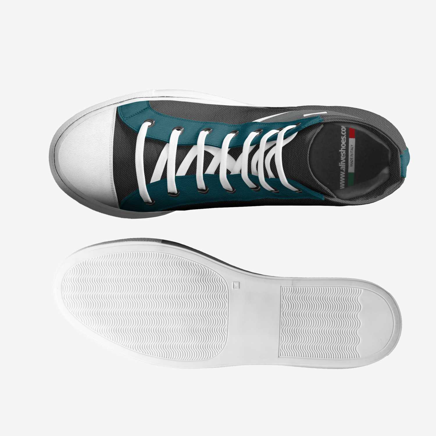 Parker custom made in Italy shoes by Miah Parker | Top view