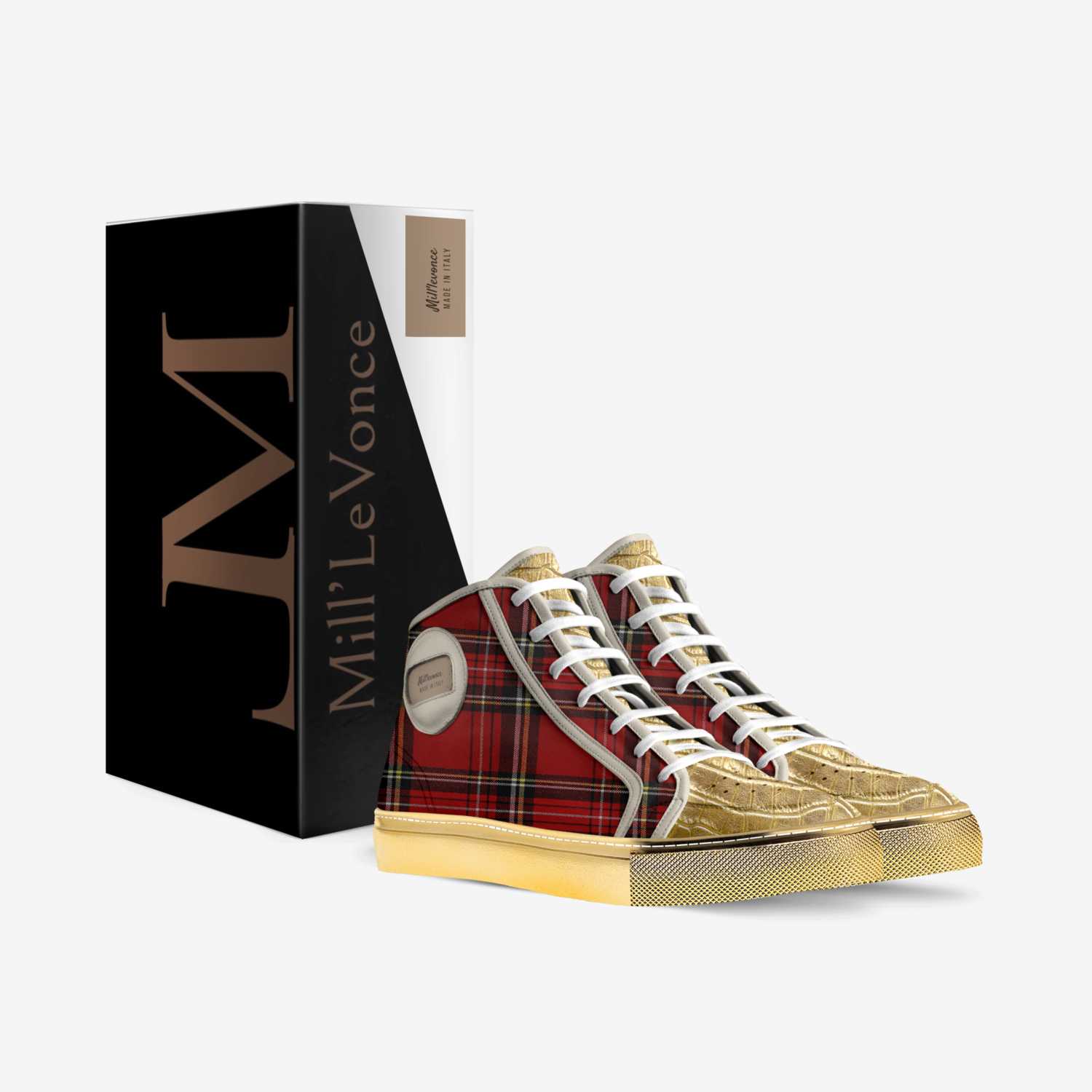 Mill'levonce  custom made in Italy shoes by Levonte Sanders | Box view